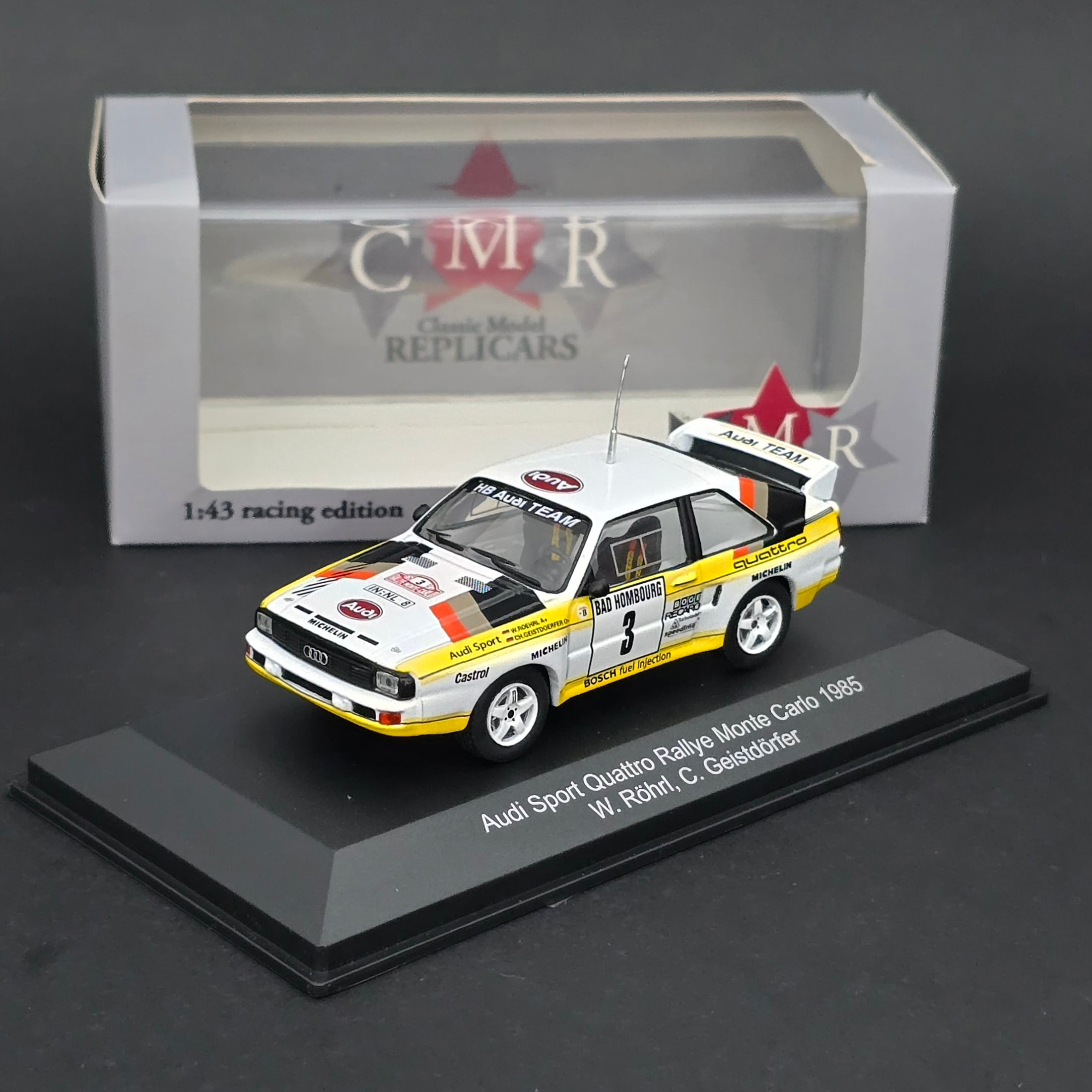 1:43 Audi Quattro Rally W.Röhrl 