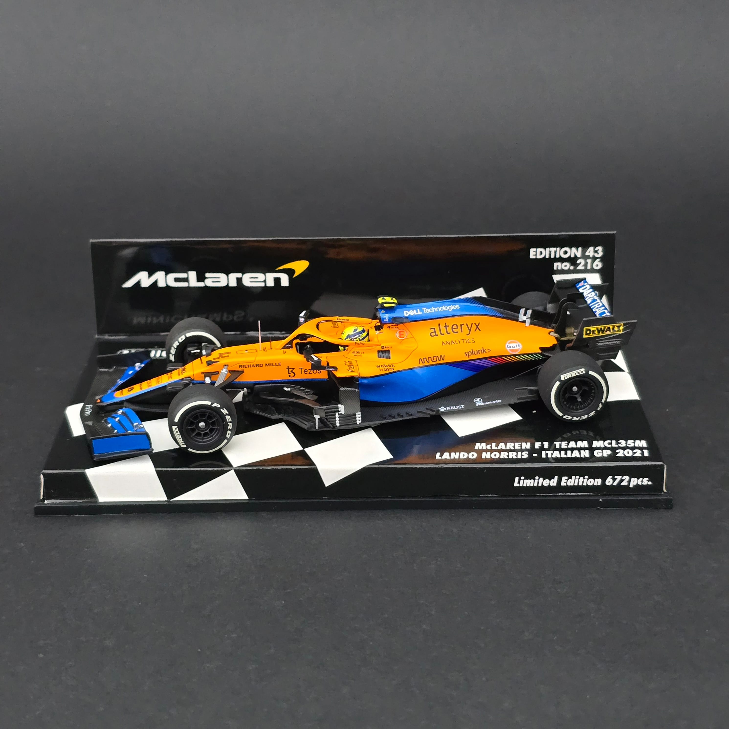 1:43 Mclaren MCL35M Lando Noris 