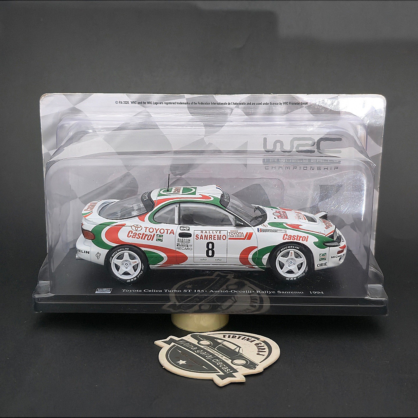 1:24 Toyota Celica Turbo 4WD 1994 Dünya Ralli Şampiyonu Auriol