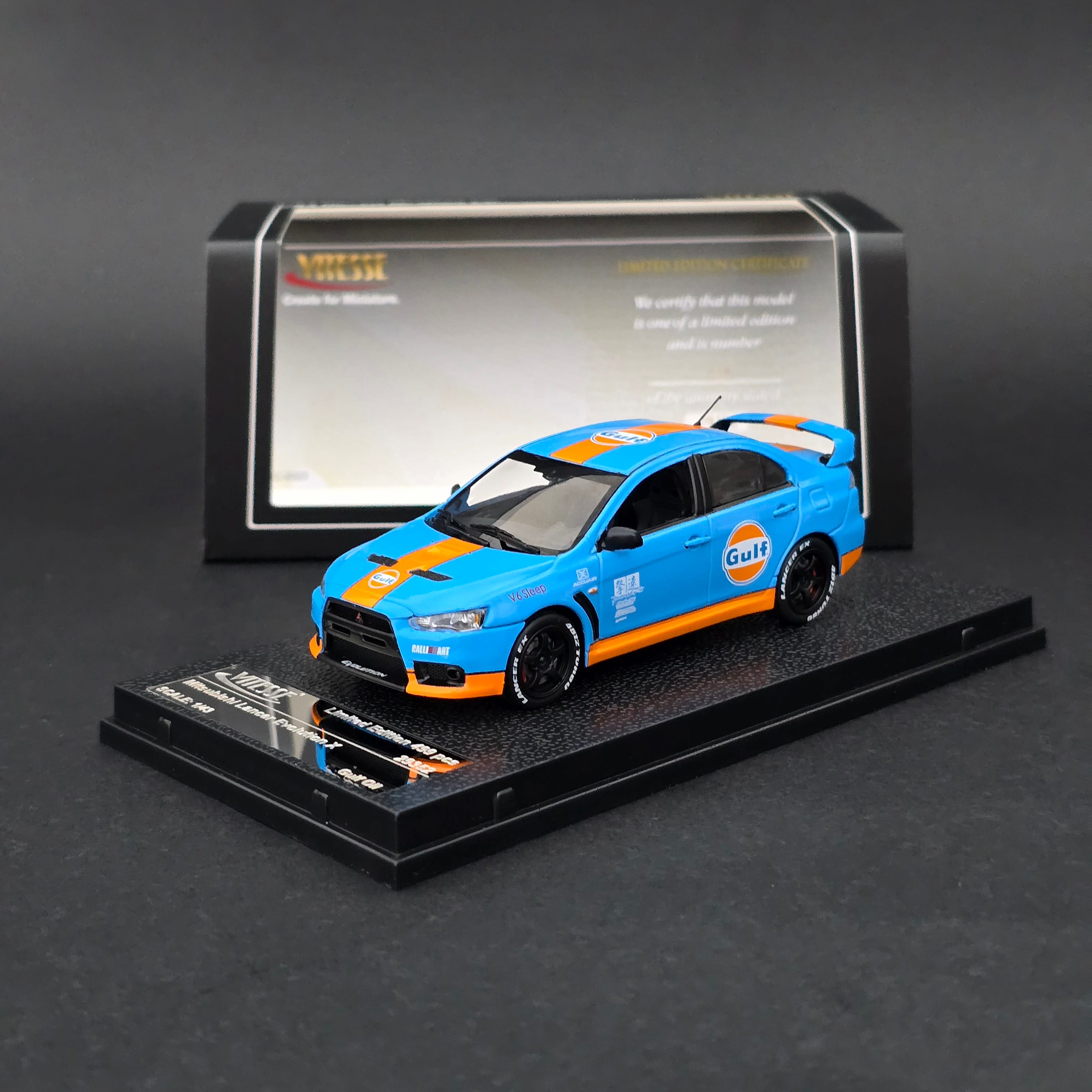 1:43 Mitsubishi Lancer Evo X Gulf Limitli Üretim 