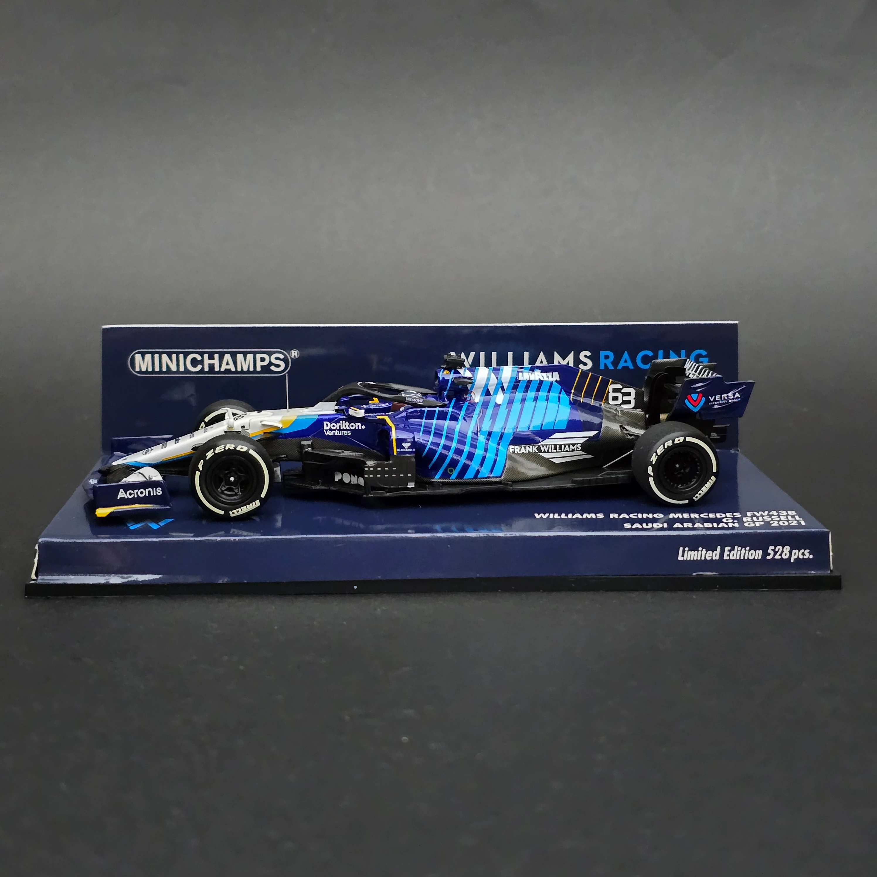 1/43 Minichamps Williams Mercedes FW43B George Russell 2021