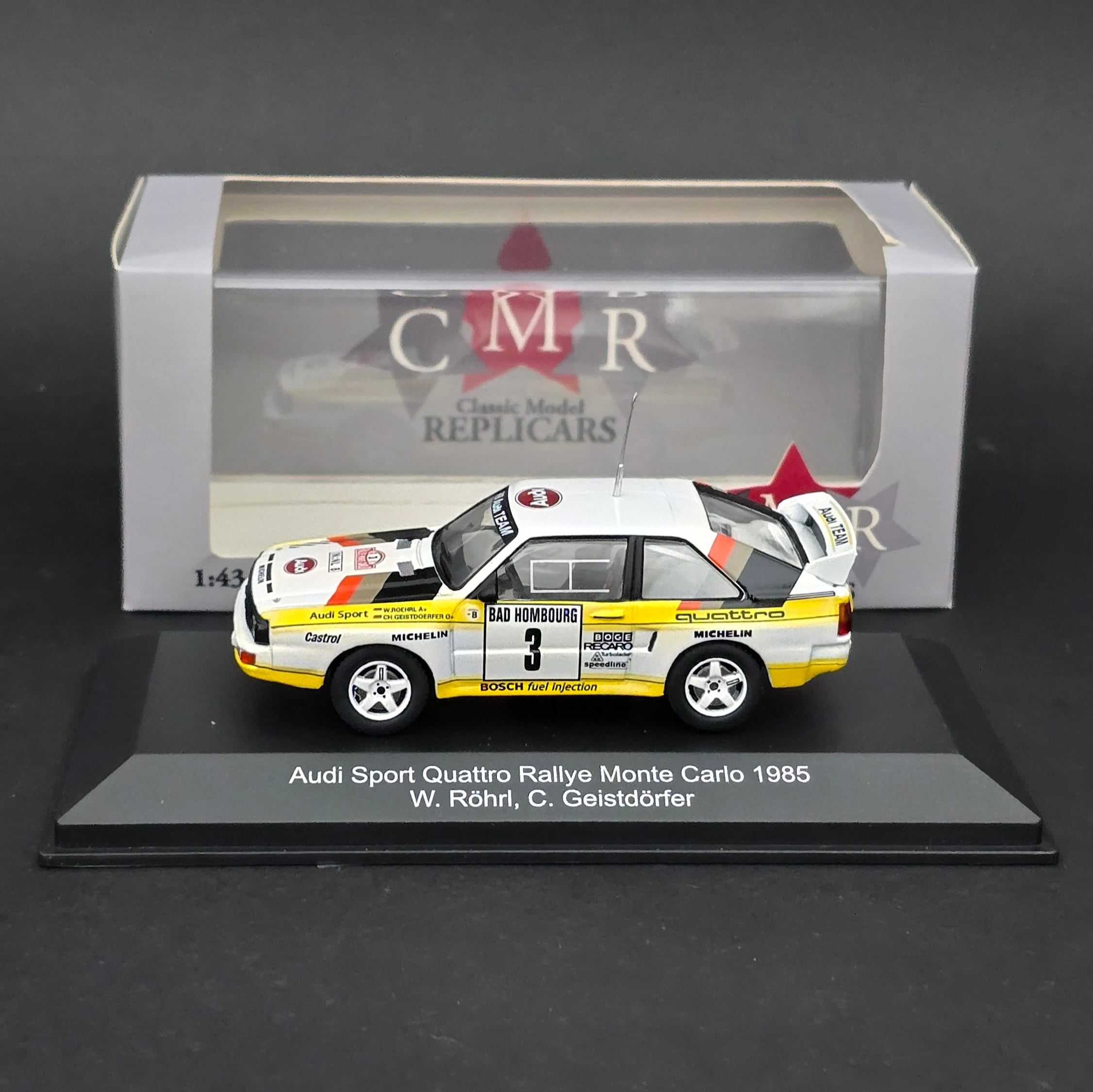 1:43 Audi Quattro Rally W.Röhrl 