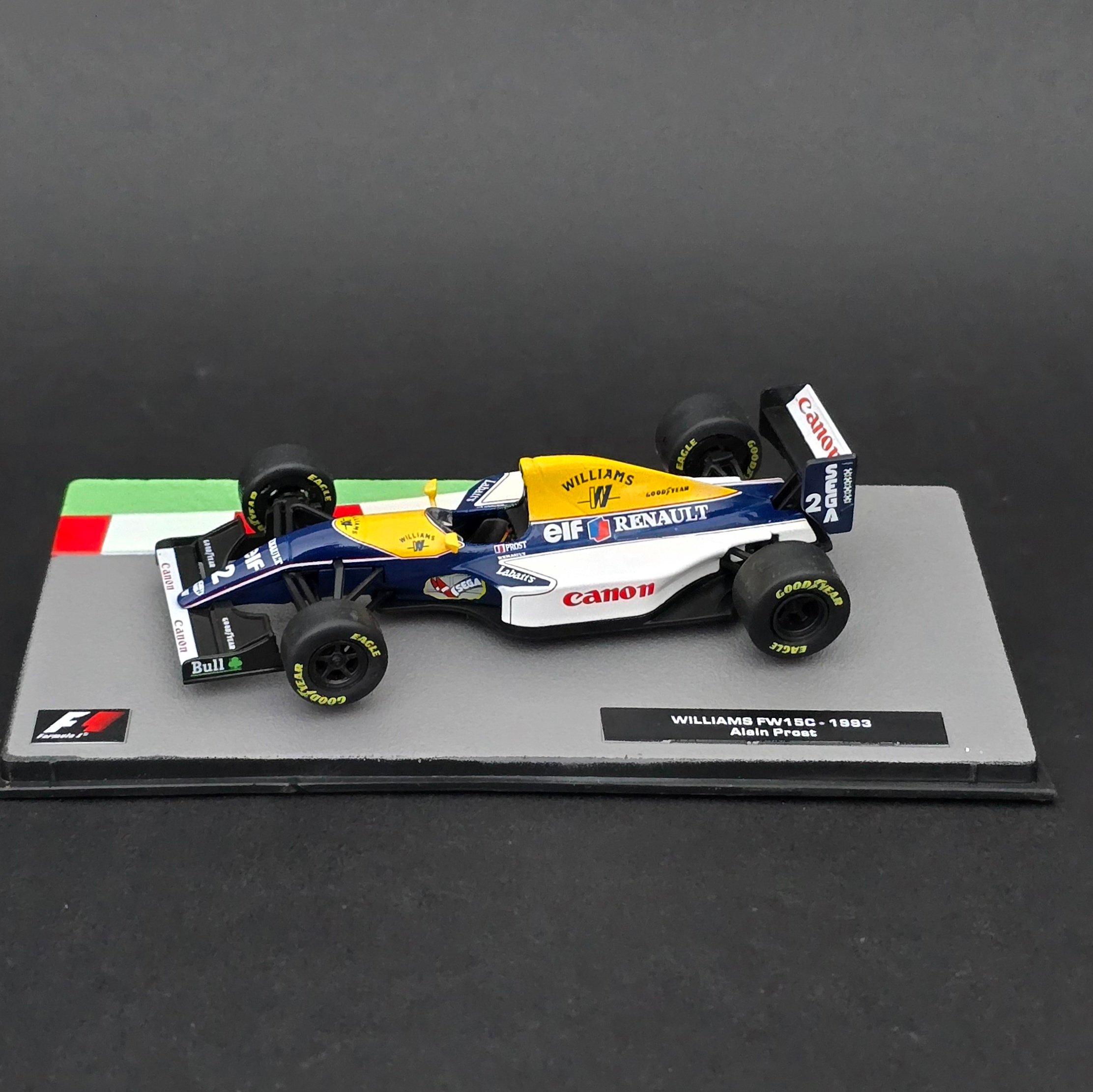 1:43 Williams Renault FW15C 1993 Dünya Şampiyonu Prost