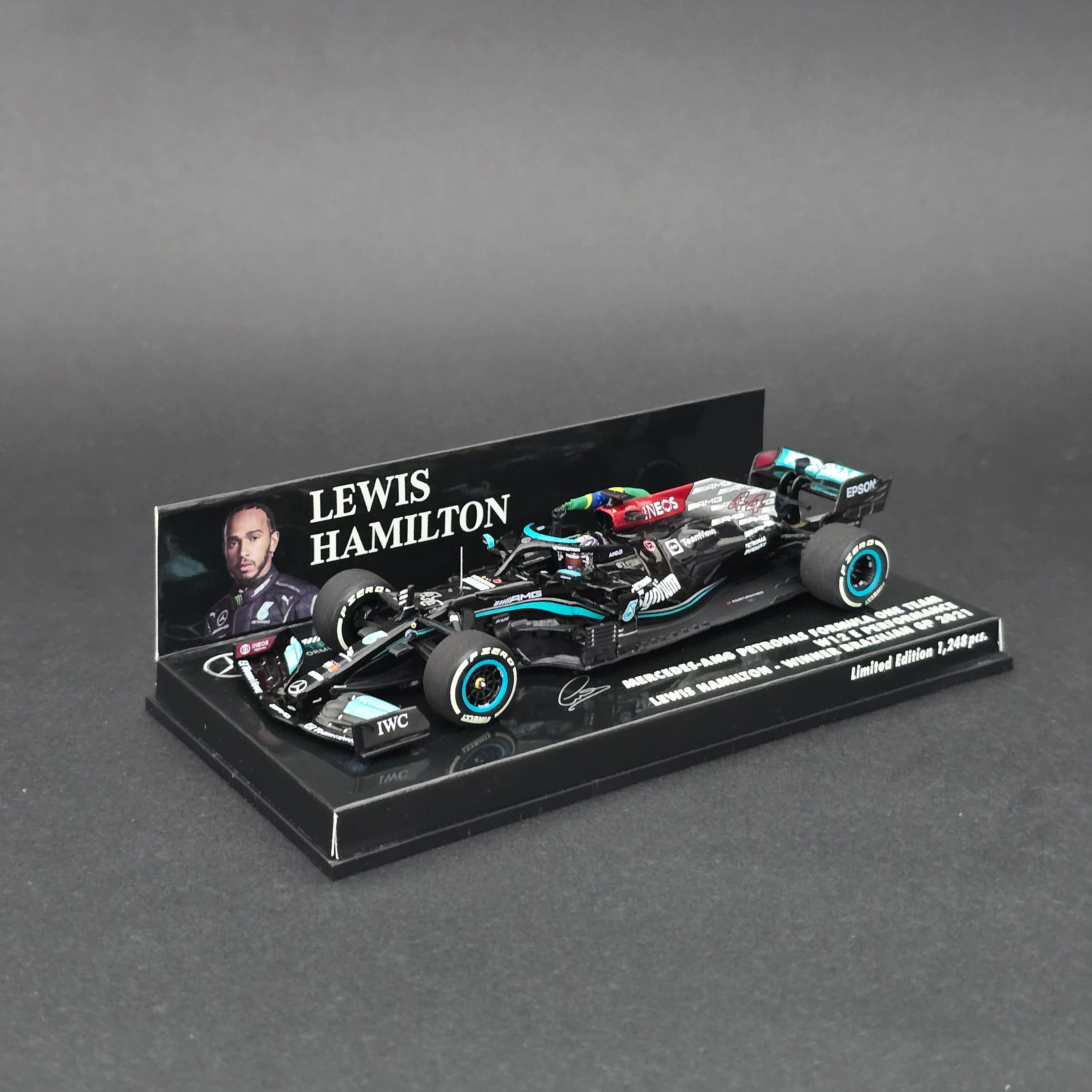 1:43 Mercedes AMG W12 Lewis Hamilton 2021 Brezilya GP Kazanan 