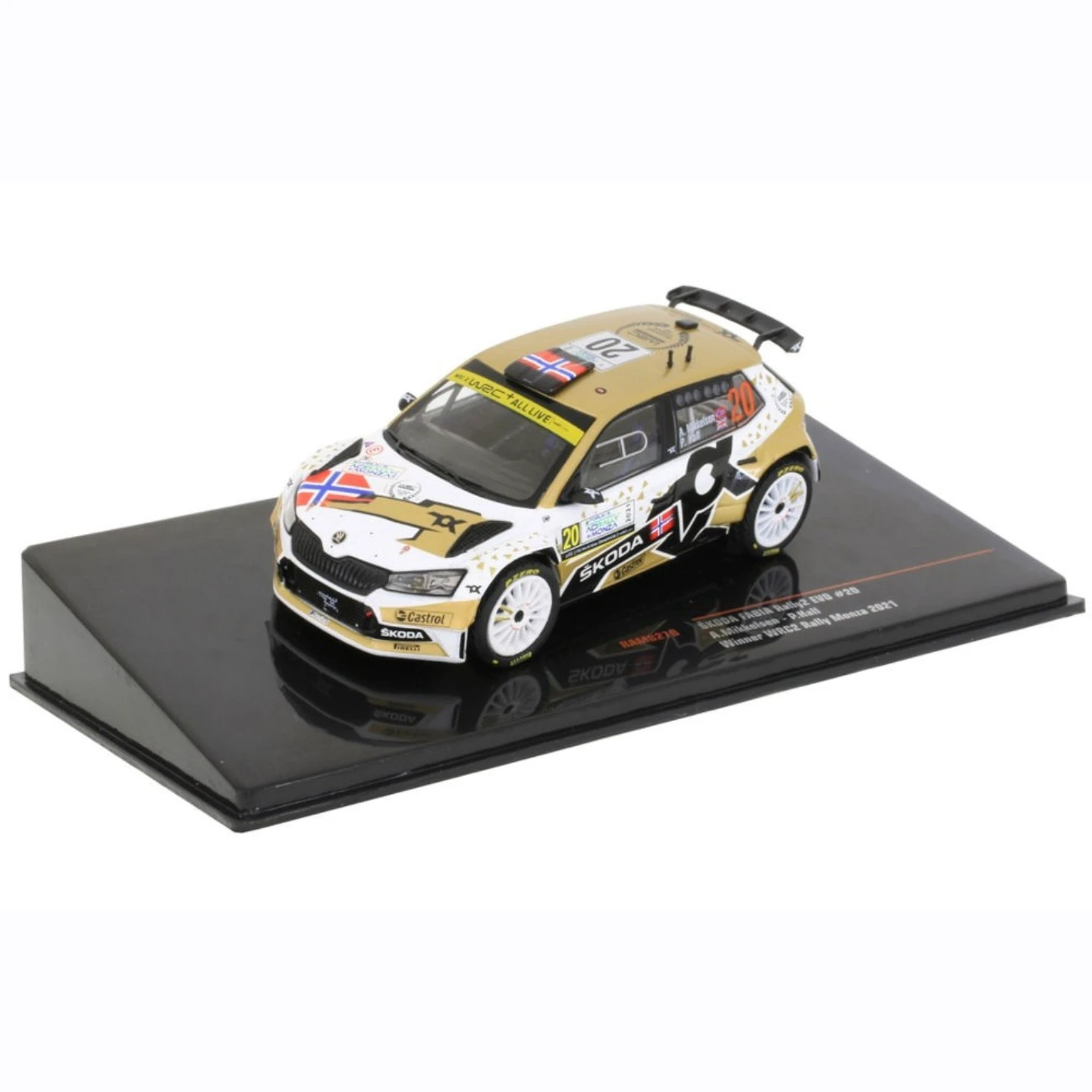 1/43 İxo Skoda Fabia EVO Rally 2 2021