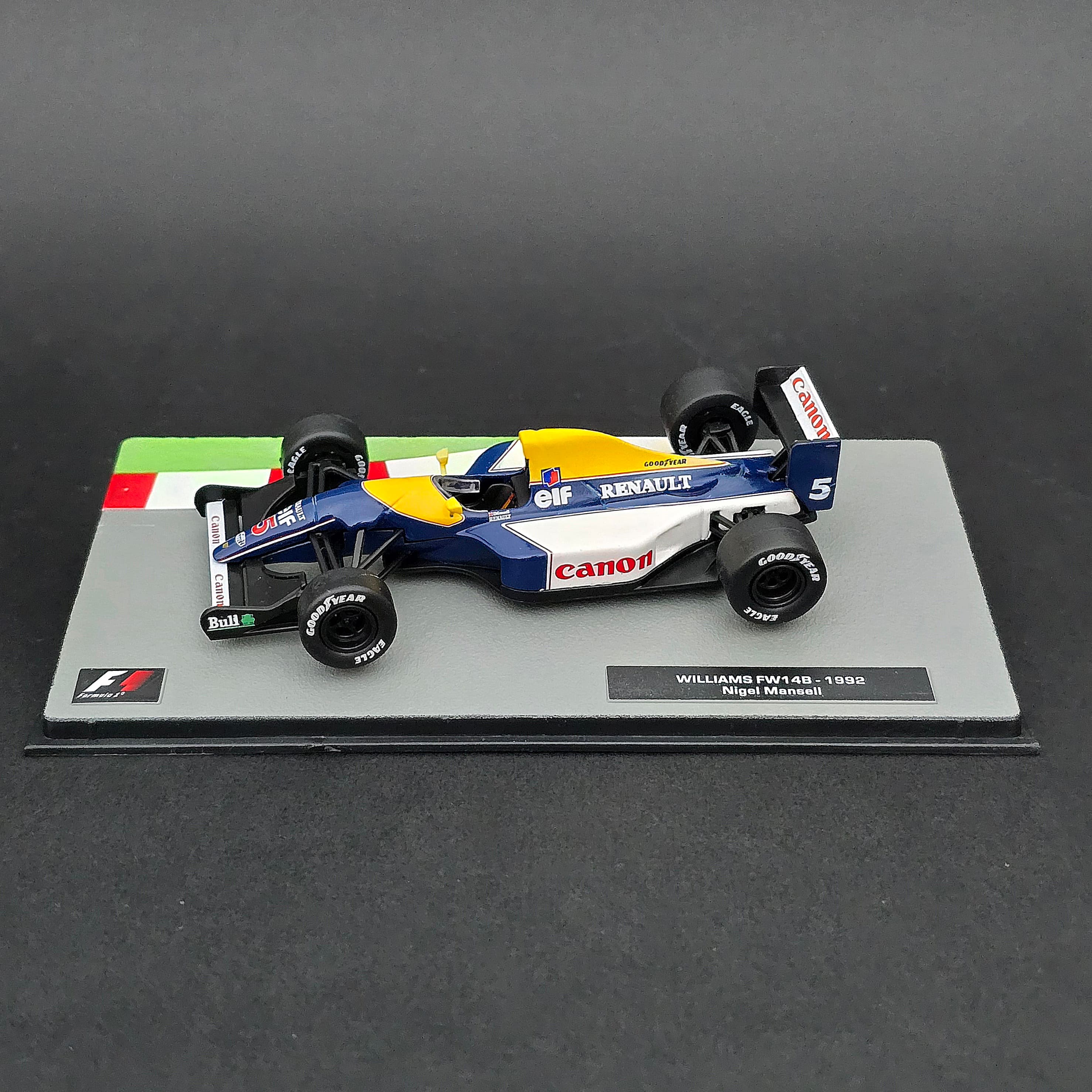 1:43 Williams Renault FW14B 1992 Formula1 Dünya Şampiyonu Nigel Mansell 