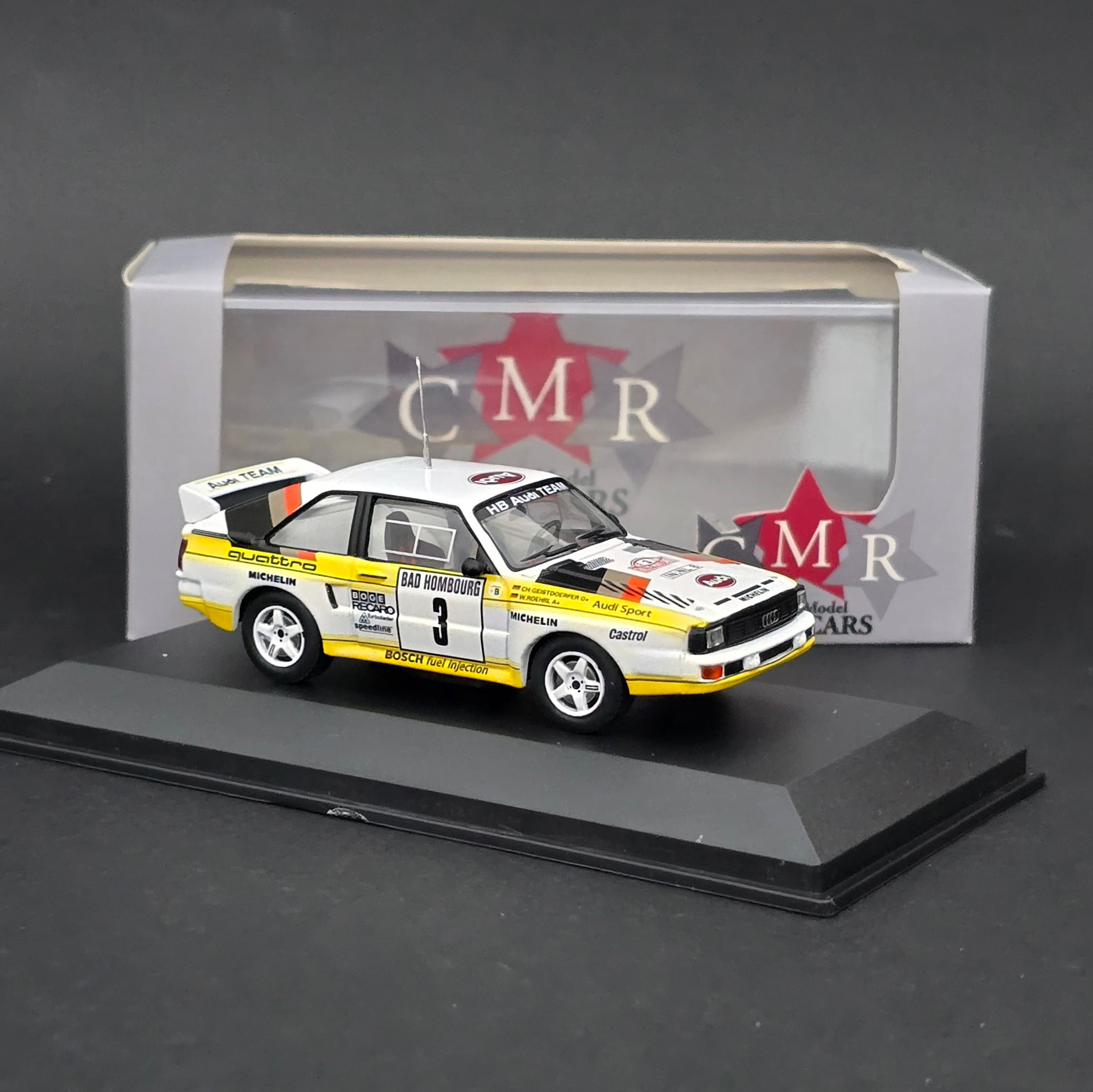 1:43 Audi Quattro Rally W.Röhrl 