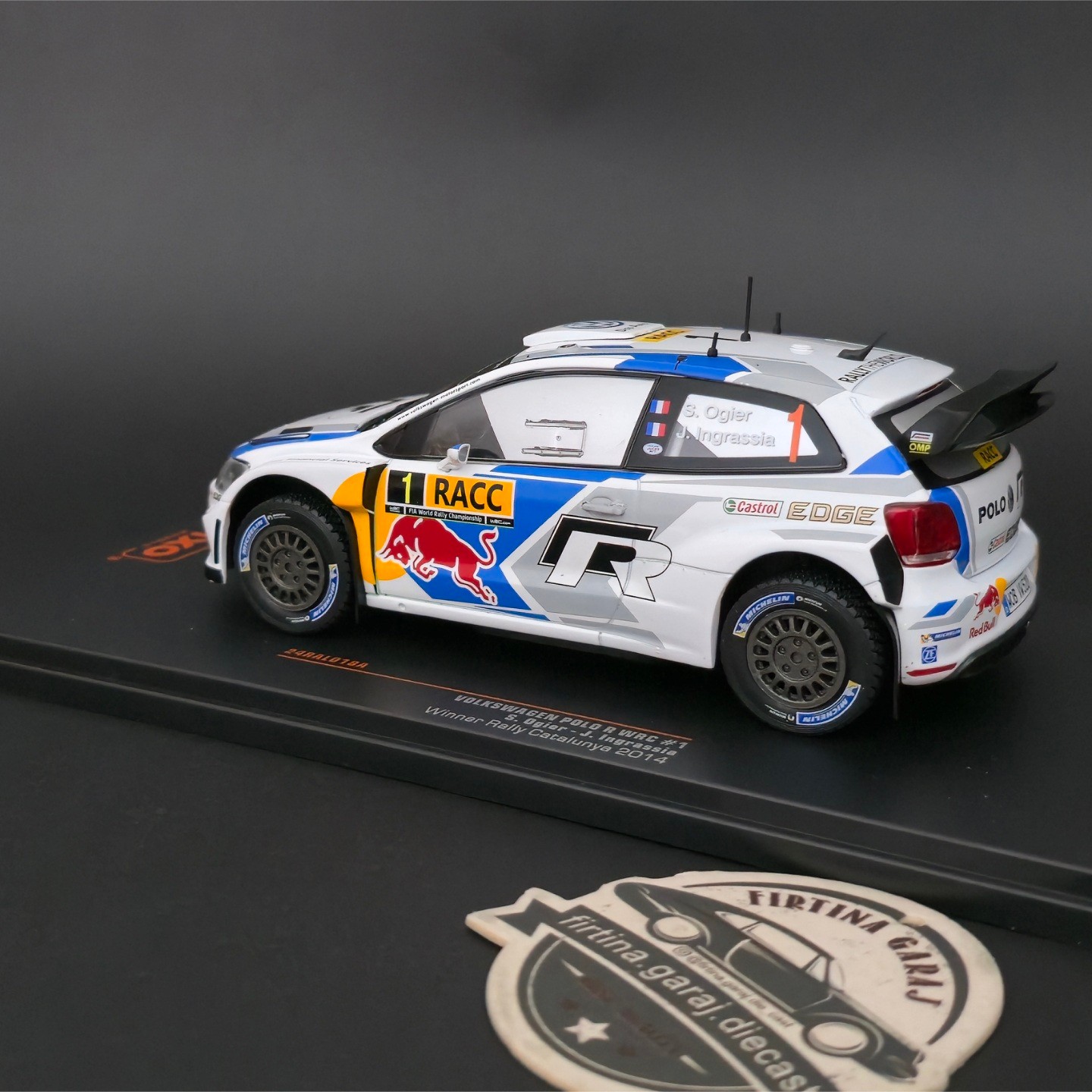 1:24 VW POLO R WRC 2014 Dünya Şampiyonu S.Ogier 