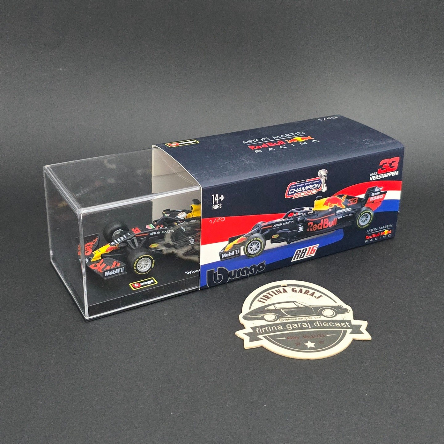 1:43 Redbull RB16 Max Verstappen 2020