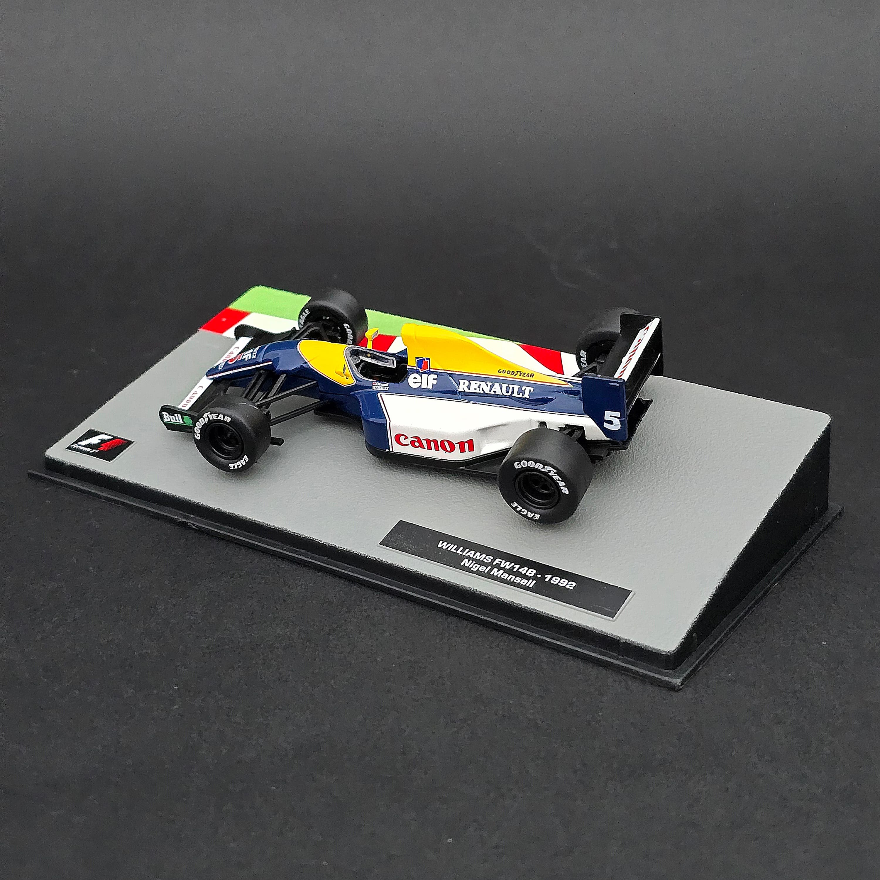 1:43 Williams Renault FW14B 1992 Formula1 Dünya Şampiyonu Nigel Mansell 