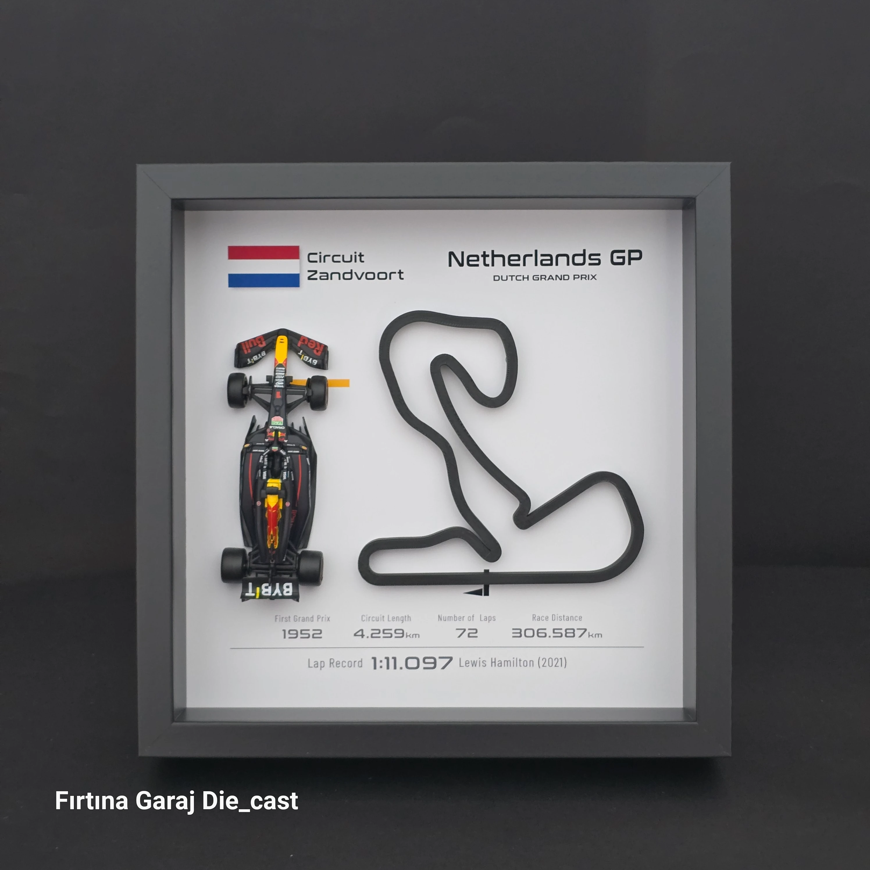 Max Verstappen Formula1 Duvar ve Masa Çervesi 