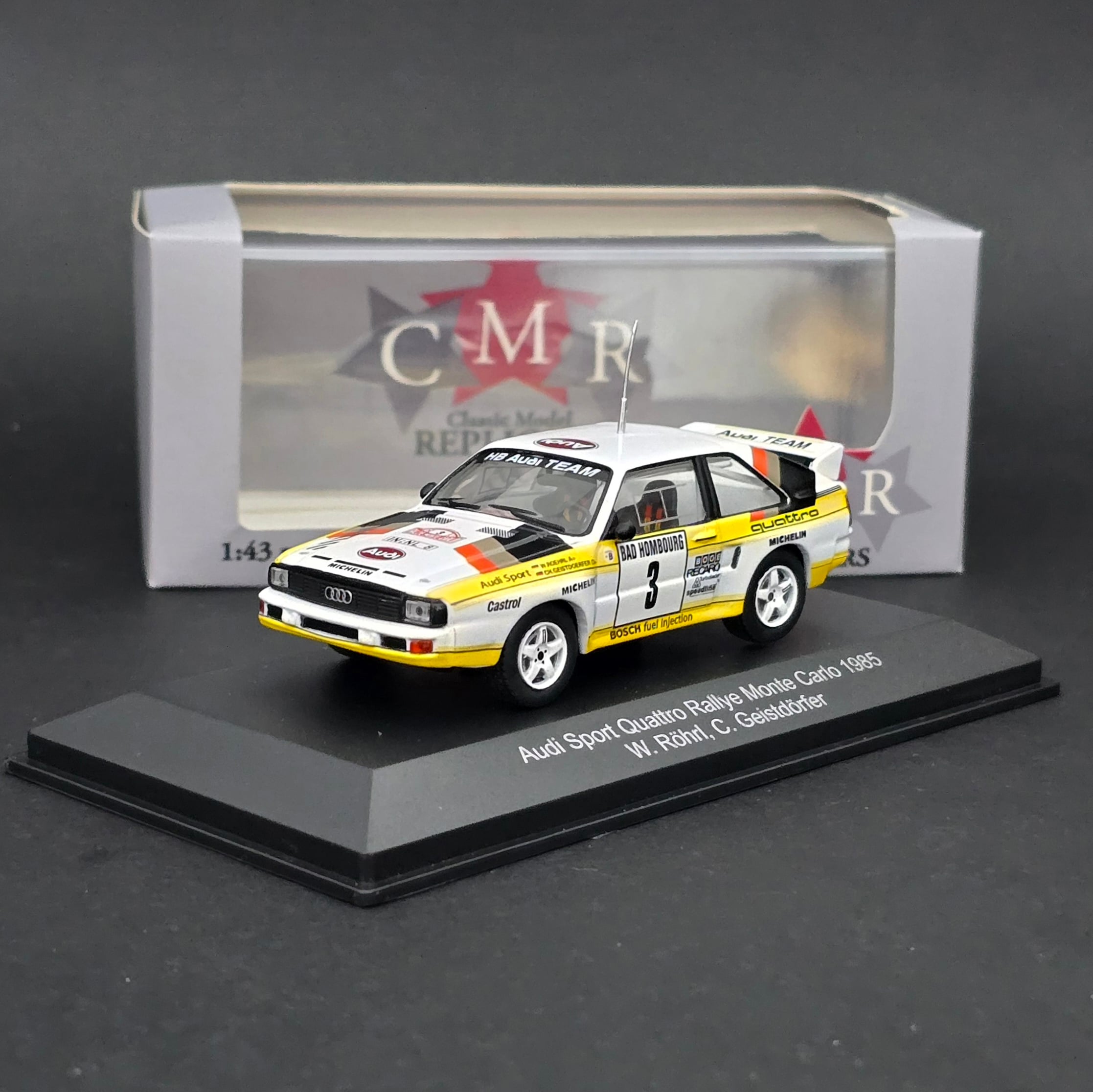 1:43 Audi Quattro Rally W.Röhrl 