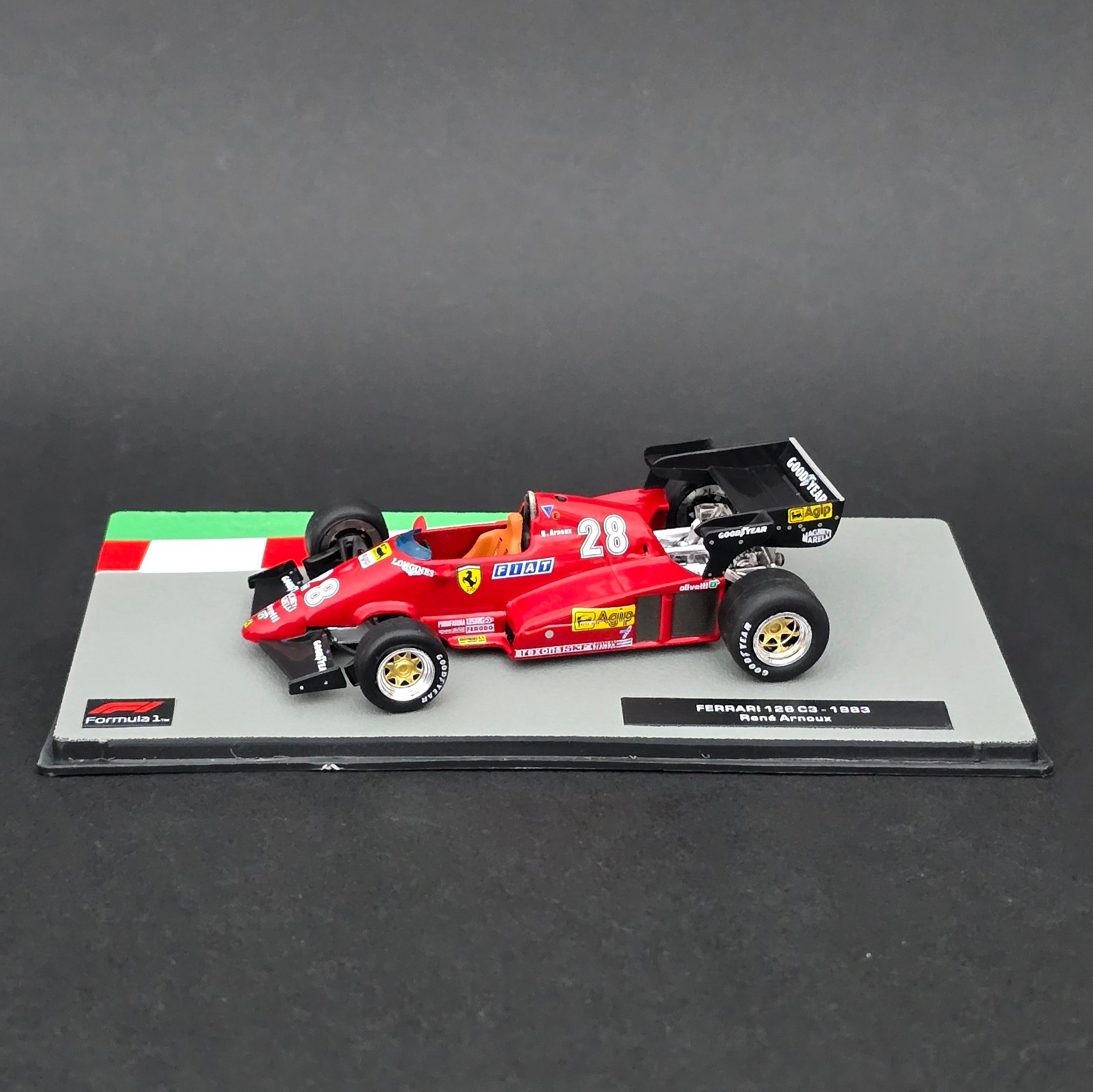 1:43 Ferrari 126 C3 Rene Arnoux 1983