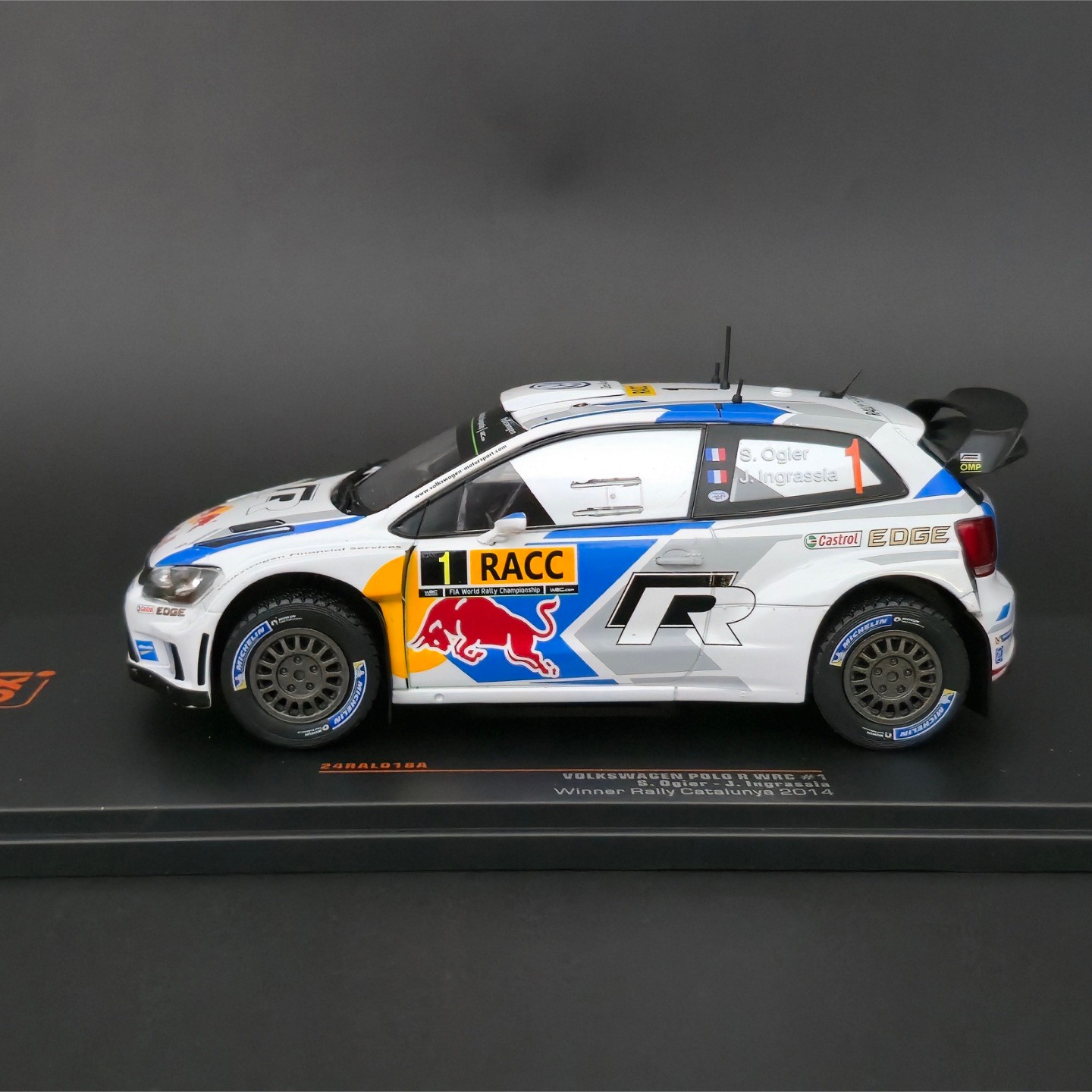 1:24 VW POLO R WRC 2014 Dünya Şampiyonu S.Ogier 