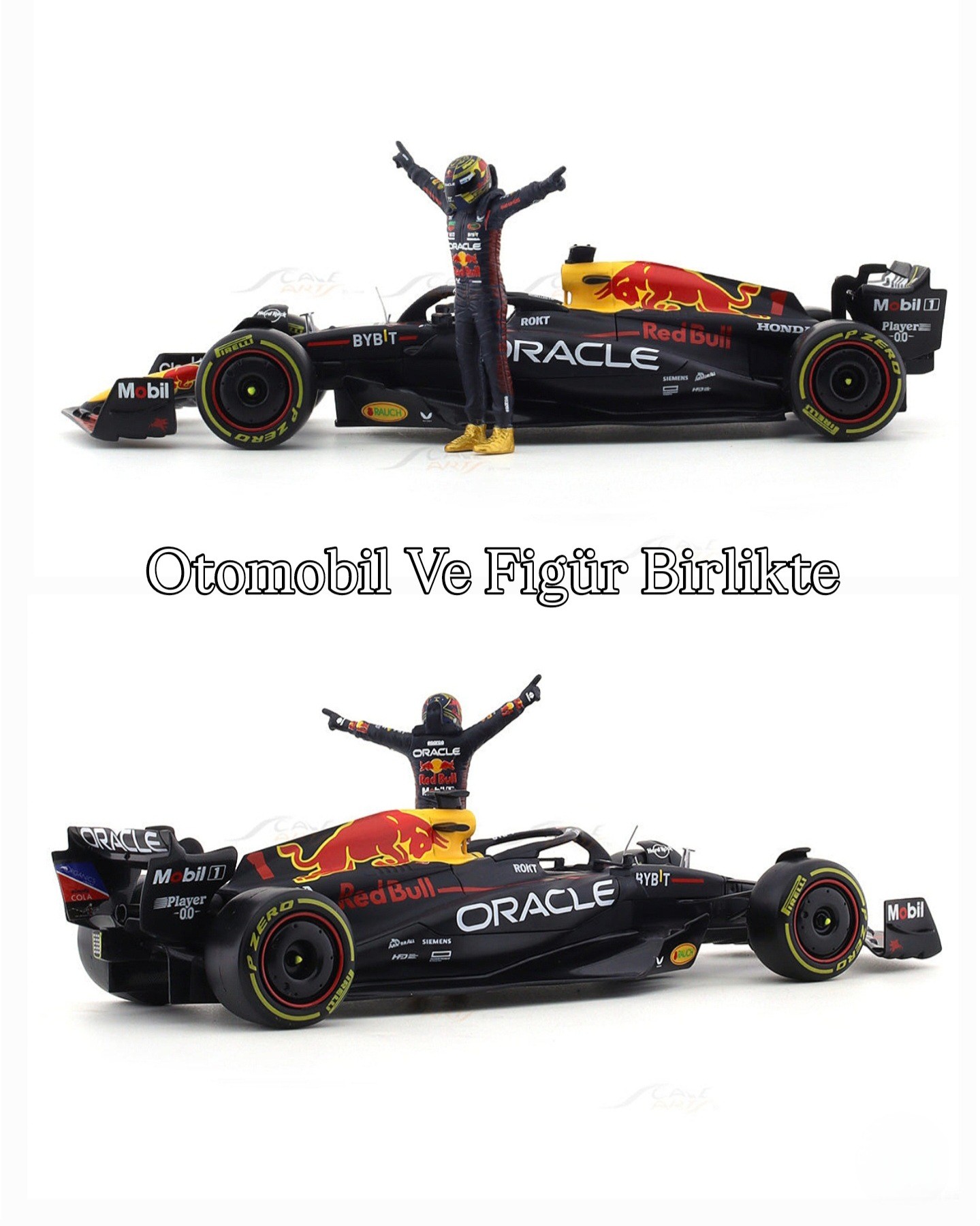 1:24 Redbull Oracle RB19 Max Verstappen 2023 Dünya Şampiyonu 
