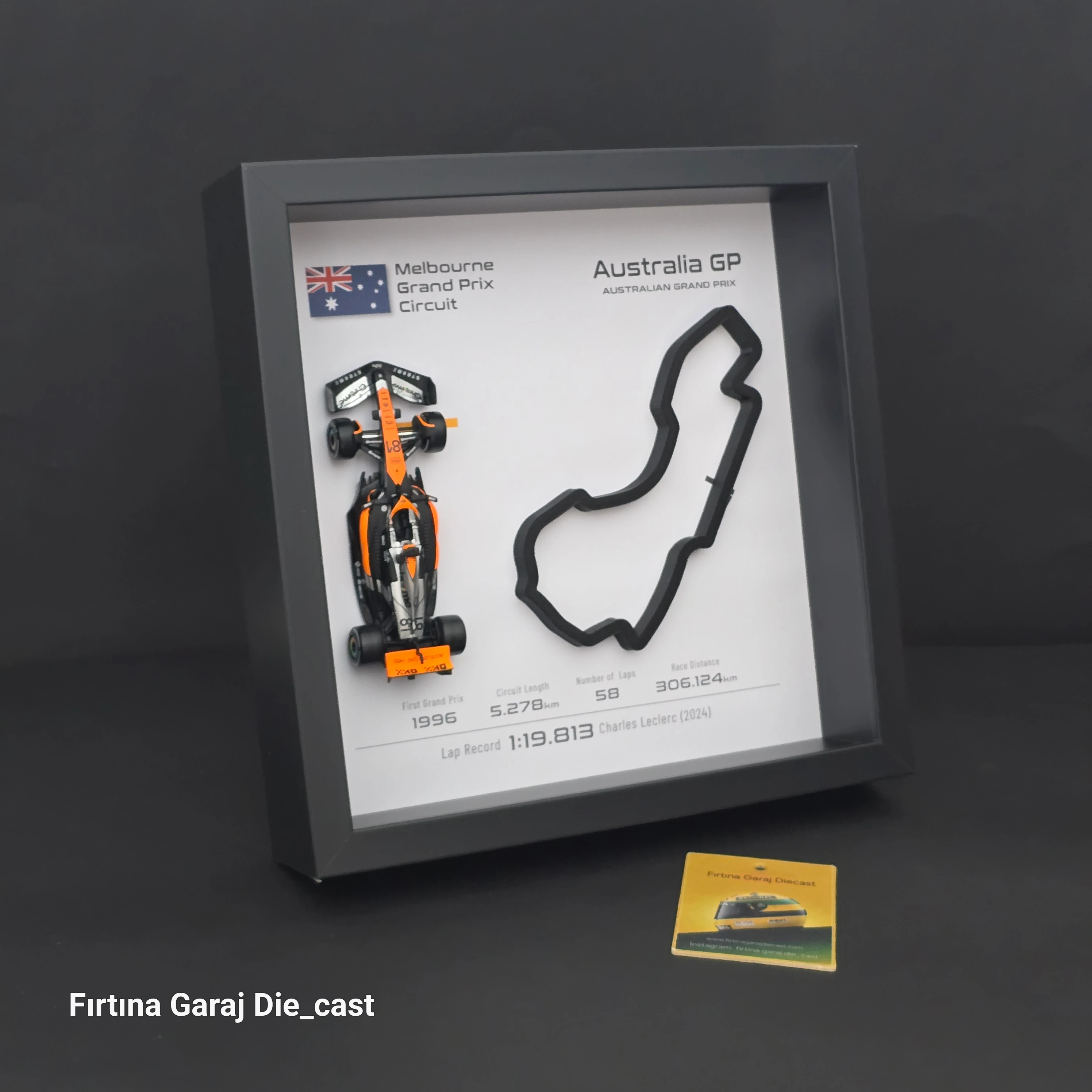 Oscar Piastri Formula 1 Duvar ve Masa Çervesi 