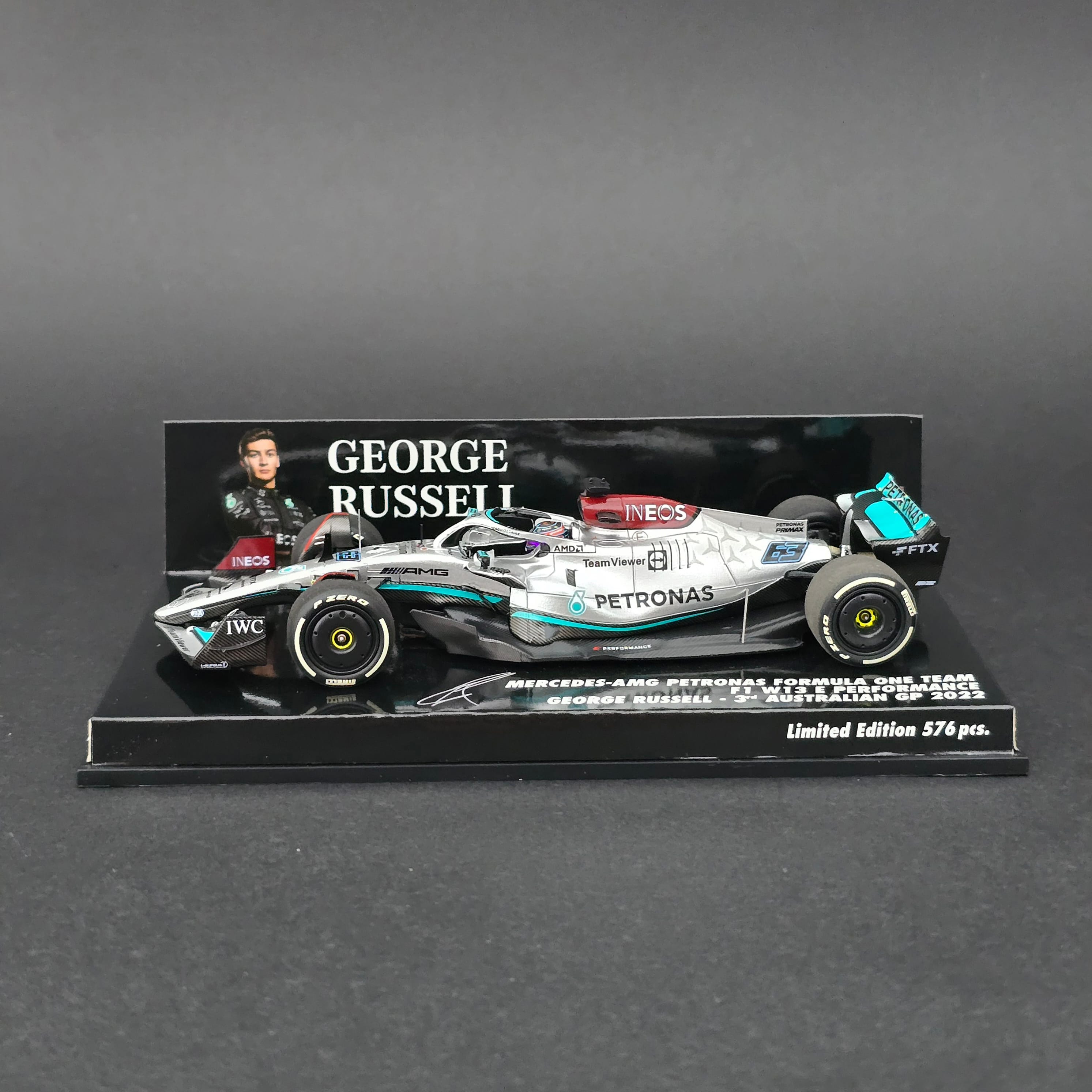 1:43 Mercedes AMG W13 George Russell 2022