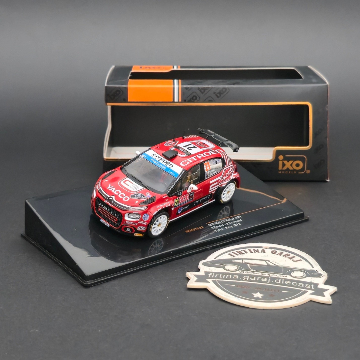 1:43 Citroen C3 Rally 2