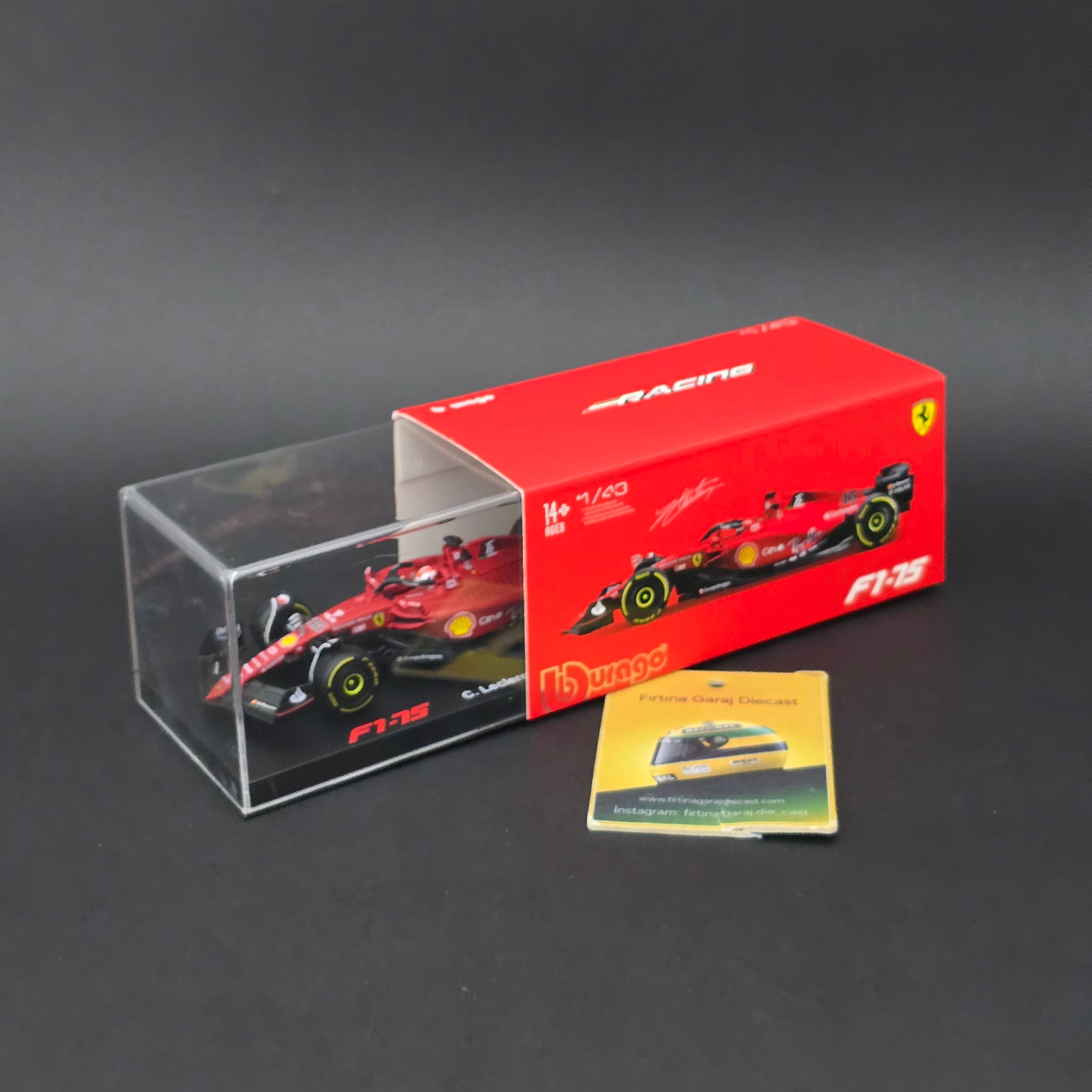 1:43 Ferrari F1 75 Charles Leclerc 2022