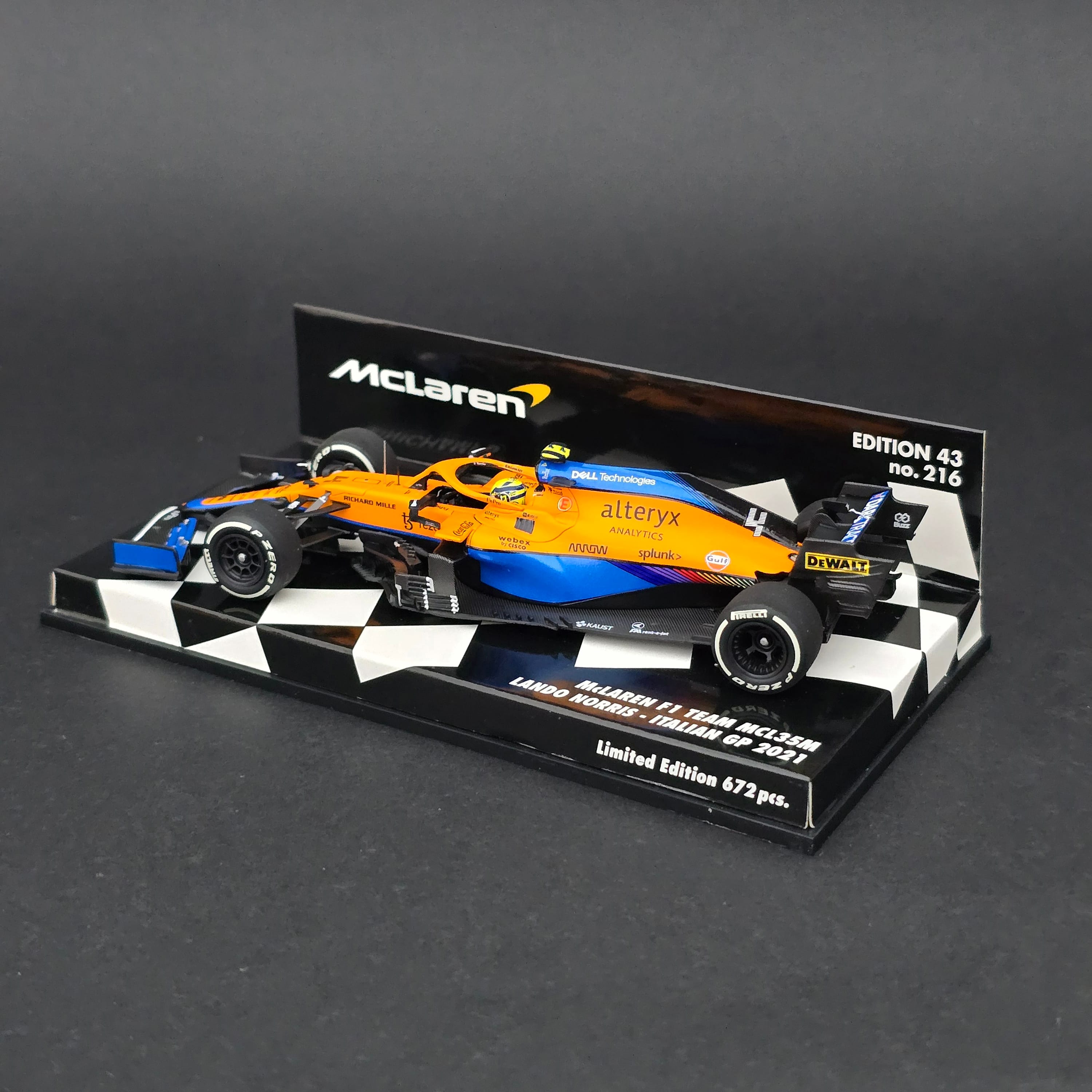1:43 Mclaren MCL35M Lando Noris 