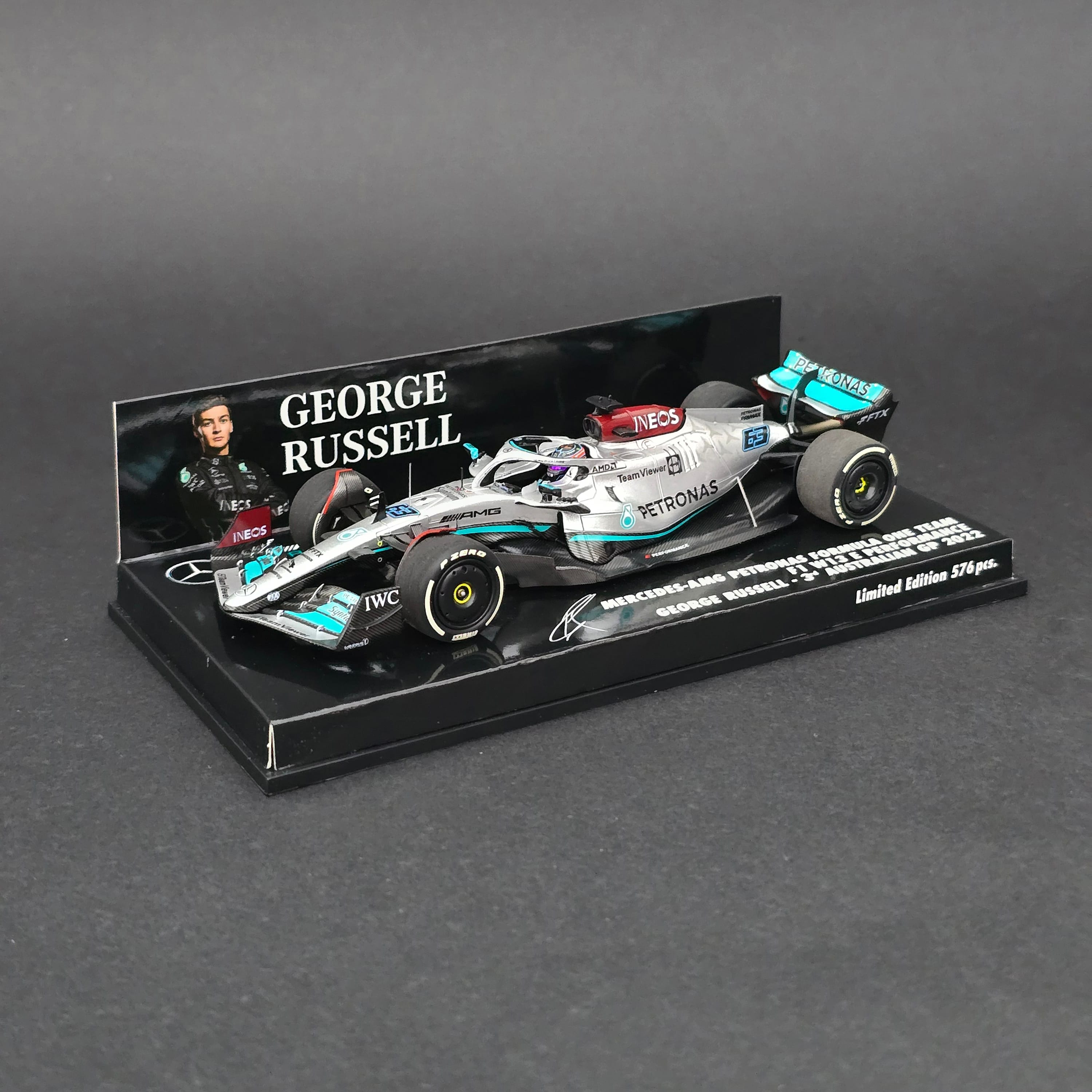 1:43 Mercedes AMG W13 George Russell 2022
