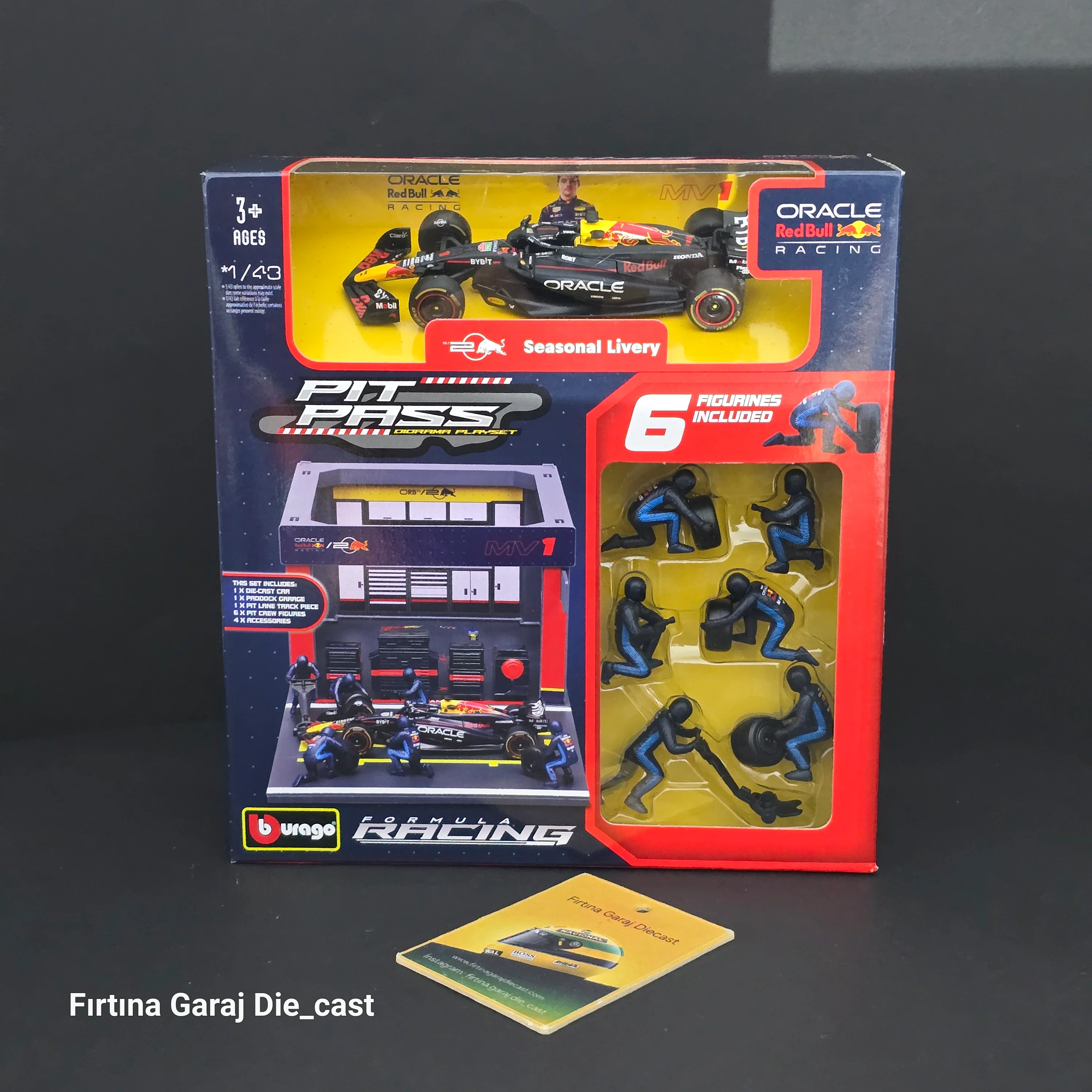 Redbull 2024 Padok Garaj ve Pitstok Ekibi Seti 