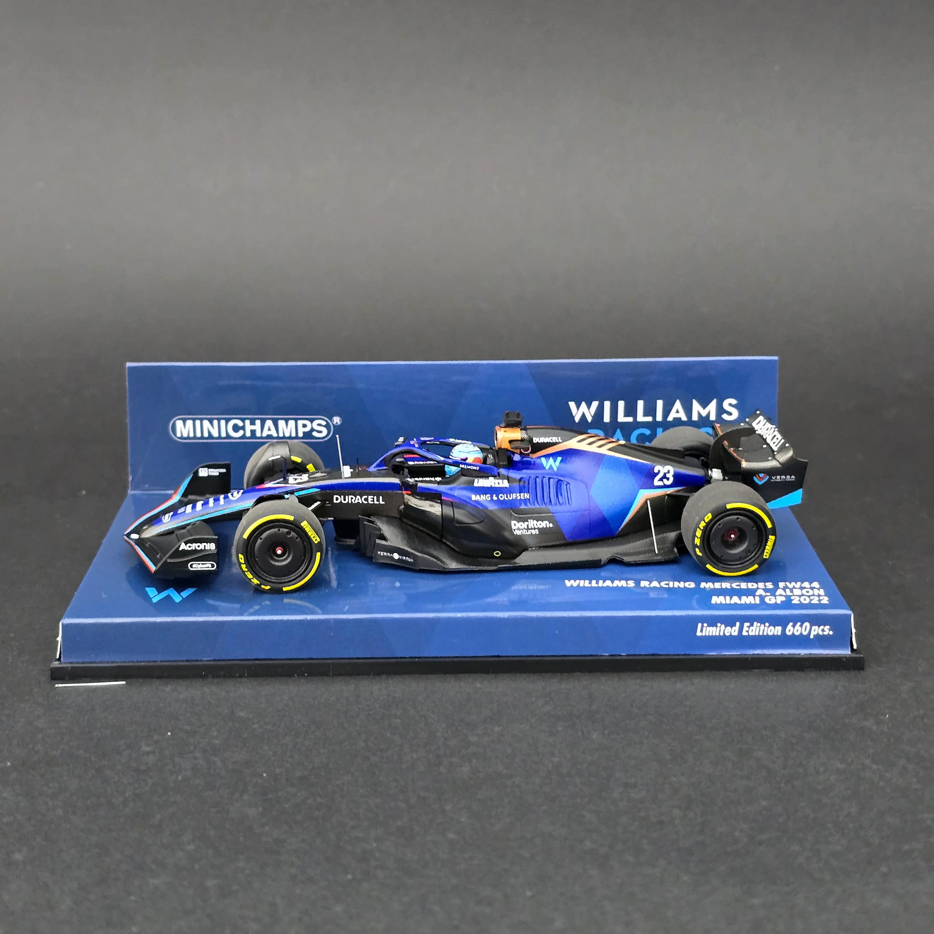 1:43 Williams Mercedes FW44 A.Albon 2022