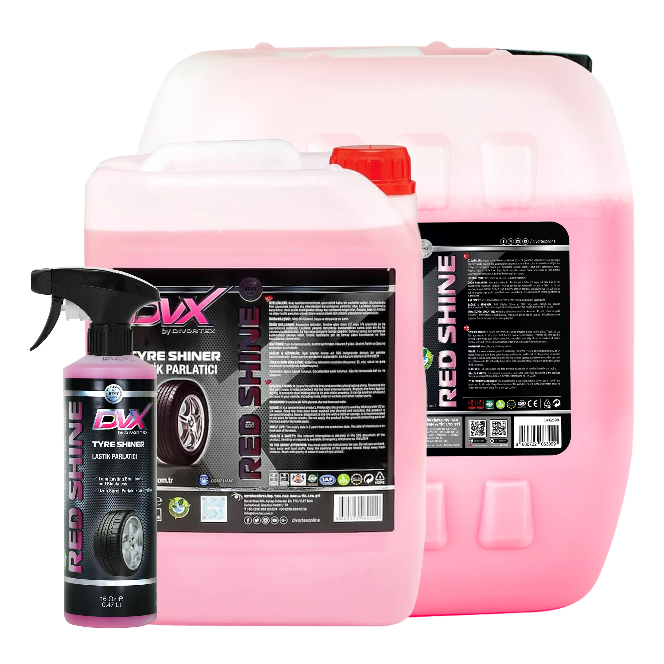 Divortex Red Shine 20 KG