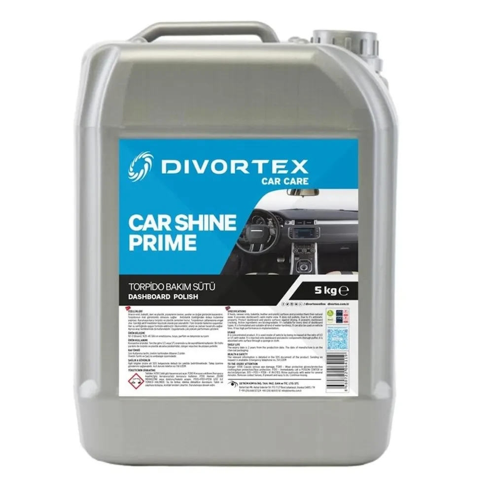 Divortex Car Shine Prime Torpido Sütü 5 KG