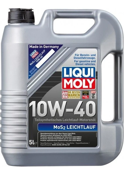 LIQUI MOLY 10W40 MoS2 Leichtlauf 5 LT