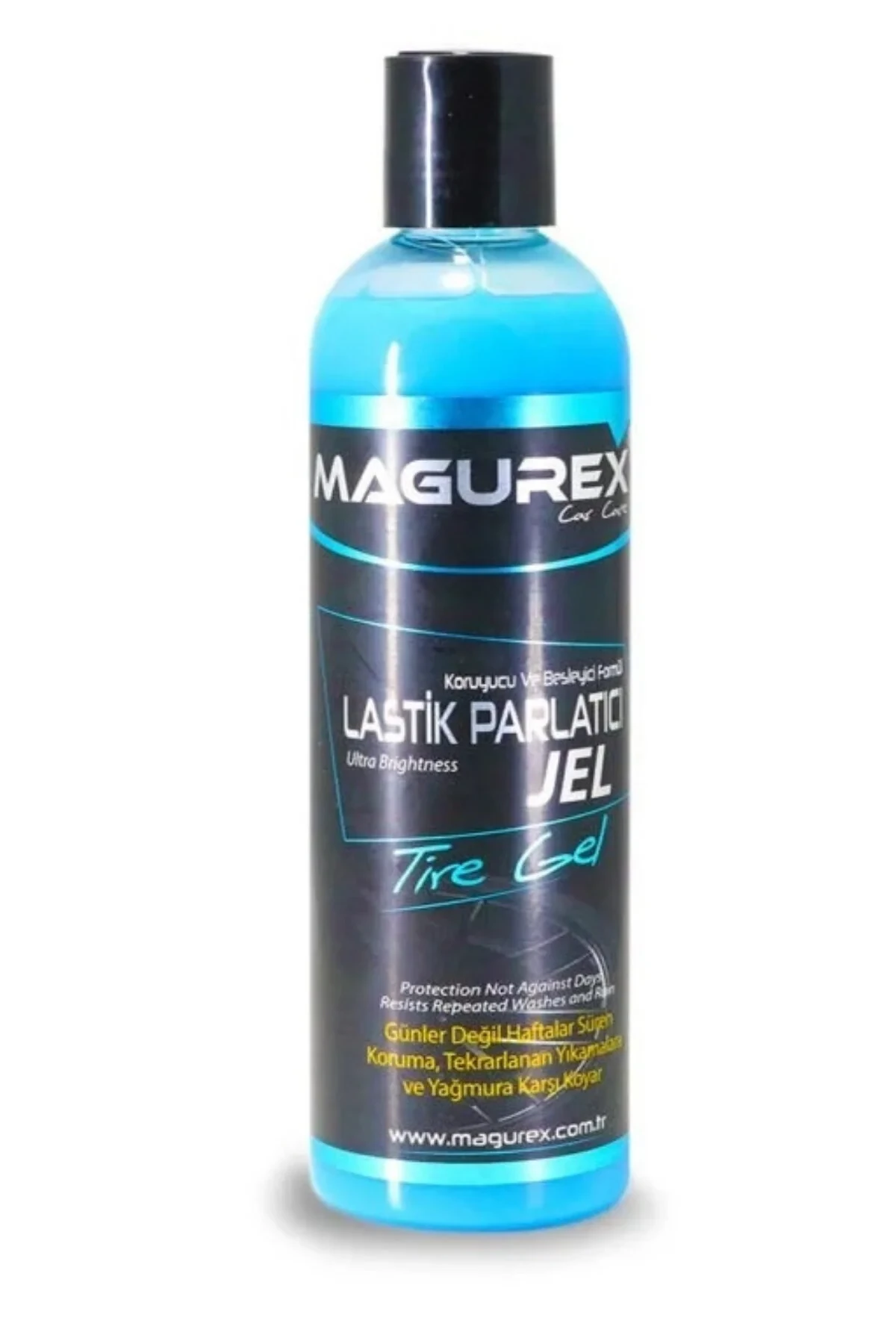MAGUREX JEL LASTİK PARLATICI MAVİ 500 ML