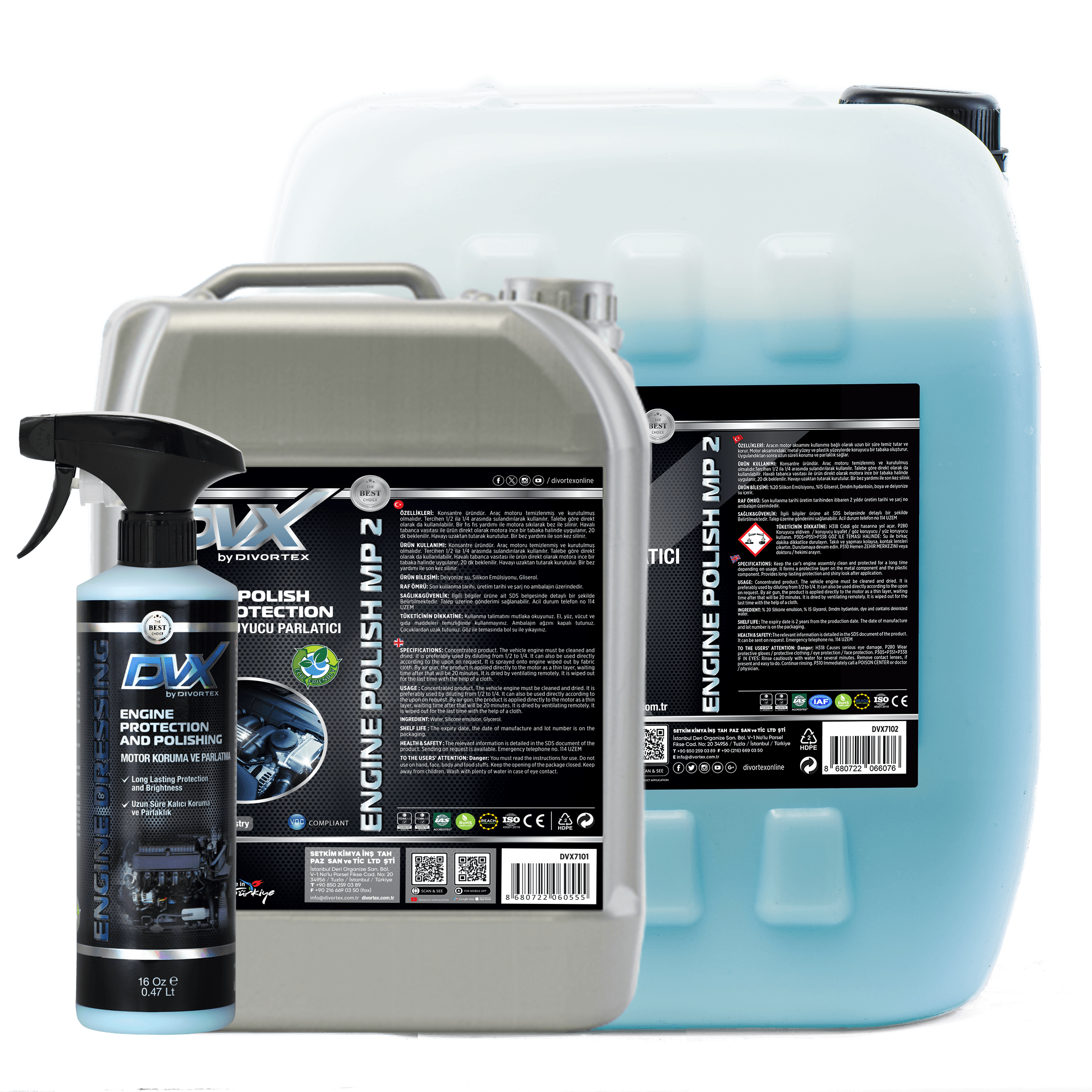 Divortex Mp2 Motor Koruyucu ve Parlatıcı 5 KG