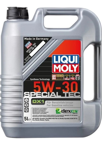 LIQUI MOLY SPECIAL TEC DX1 5W30 5 LT