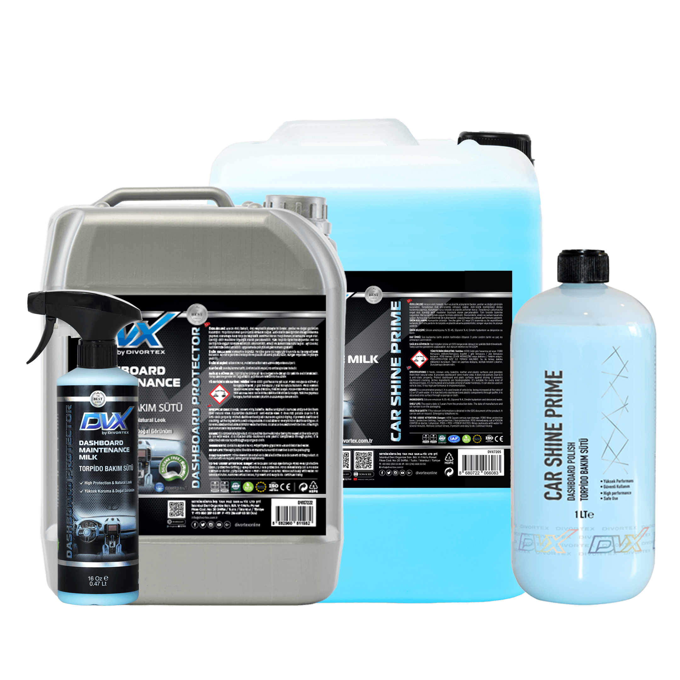 Divortex Car Shine Prime Torpido Bakım Sütü 5 KG