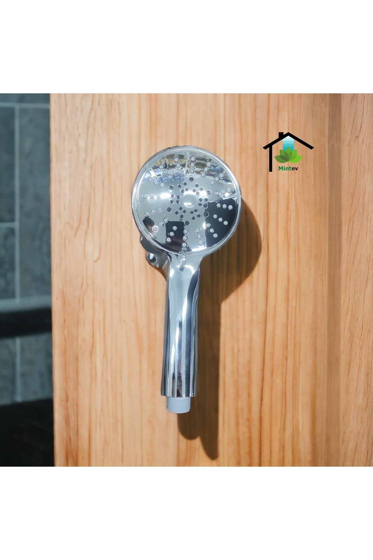 mintev Krom Modern Duş Başlığı
