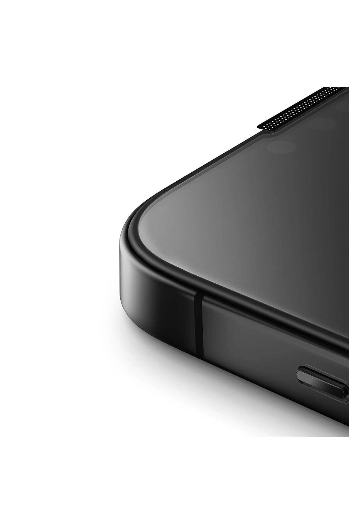  Uniq iPhone 15 Pro Max Optix Vision Care Cam Ekran Koruyucu - Siyah