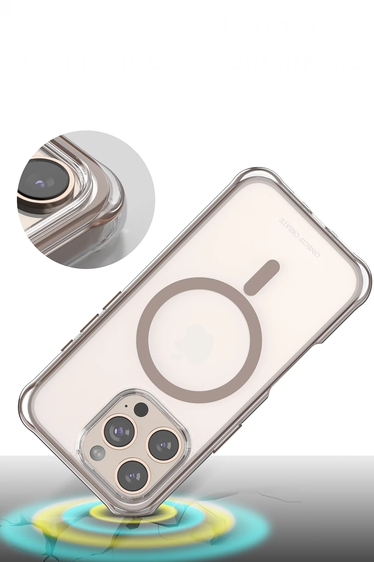 Onegif Apple iPhone 15 Pro Max Hulk Magsafe Kapak