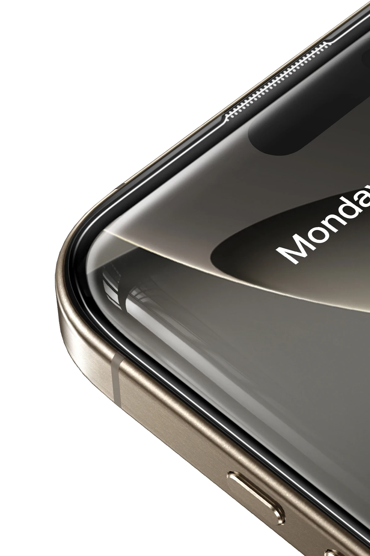 Keephone iPhone 16 Pro Max UltraCurve HD 3D Cam Ekran Koruyucu - Siyah