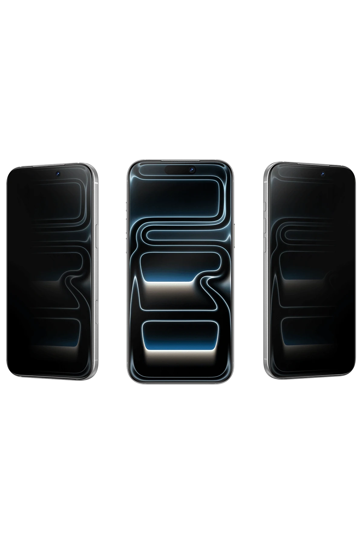 Keephone Apple iPhone 16 Pro Max EasyFit Hayalet Cam Ekran Koruyucu - Siyah