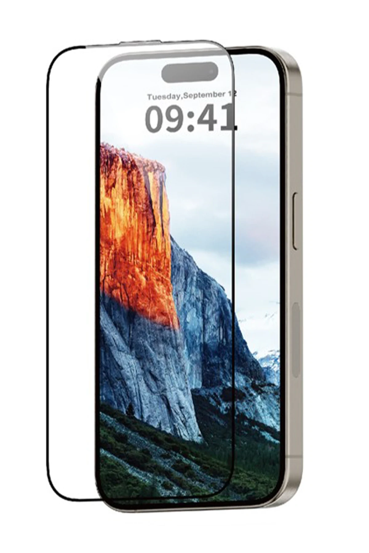 URR iPhone 13 Pro Max Fans Series Premium HD Cam Ekran Koruyucu - Siyah