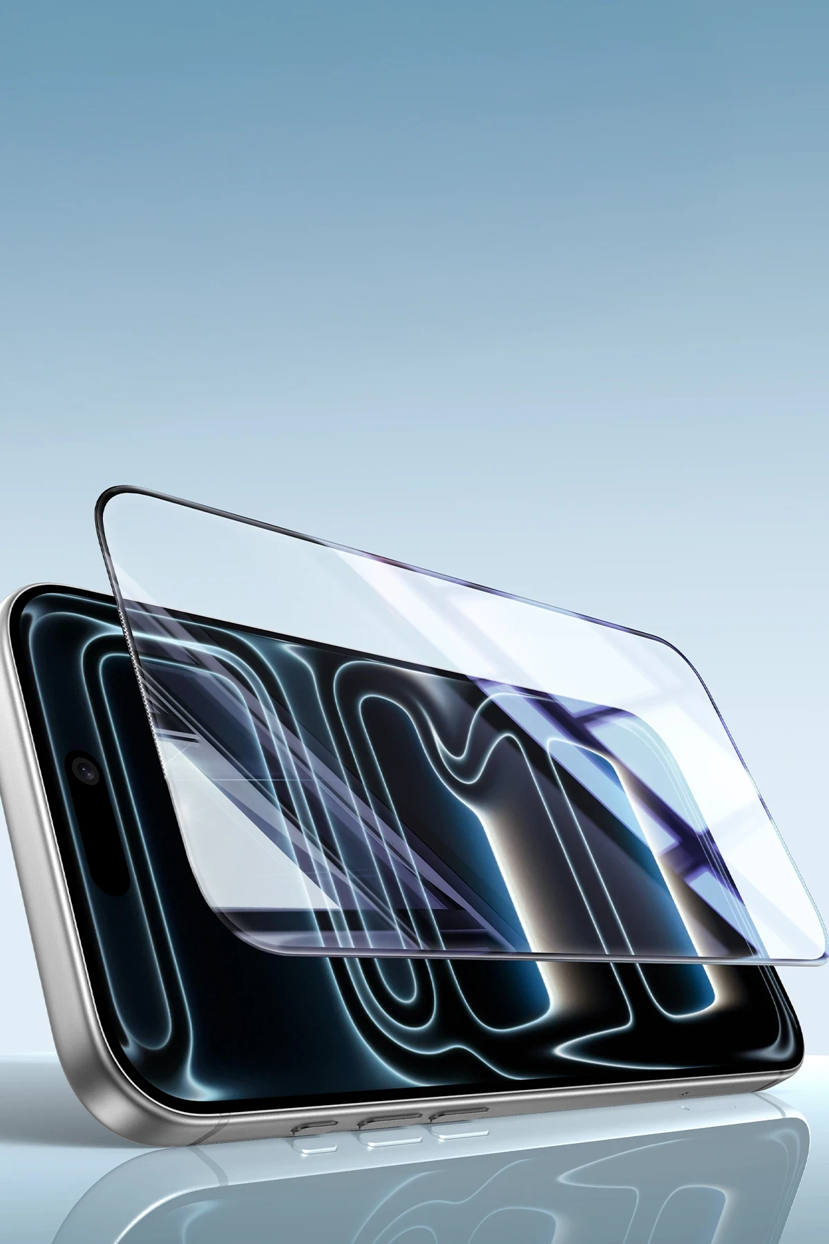 Keephone Apple iPhone 17 Pro Max EasyFit HD Cam Ekran Koruyucu - Siyah