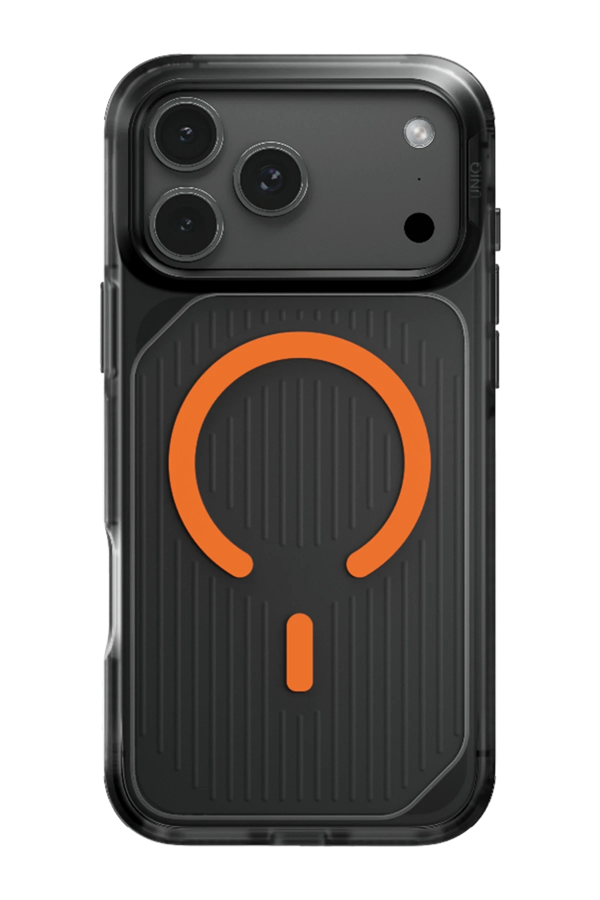 Uniq iPhone 17 Pro Max Combat Active Magsafe Kapak - Siyah-Turuncu