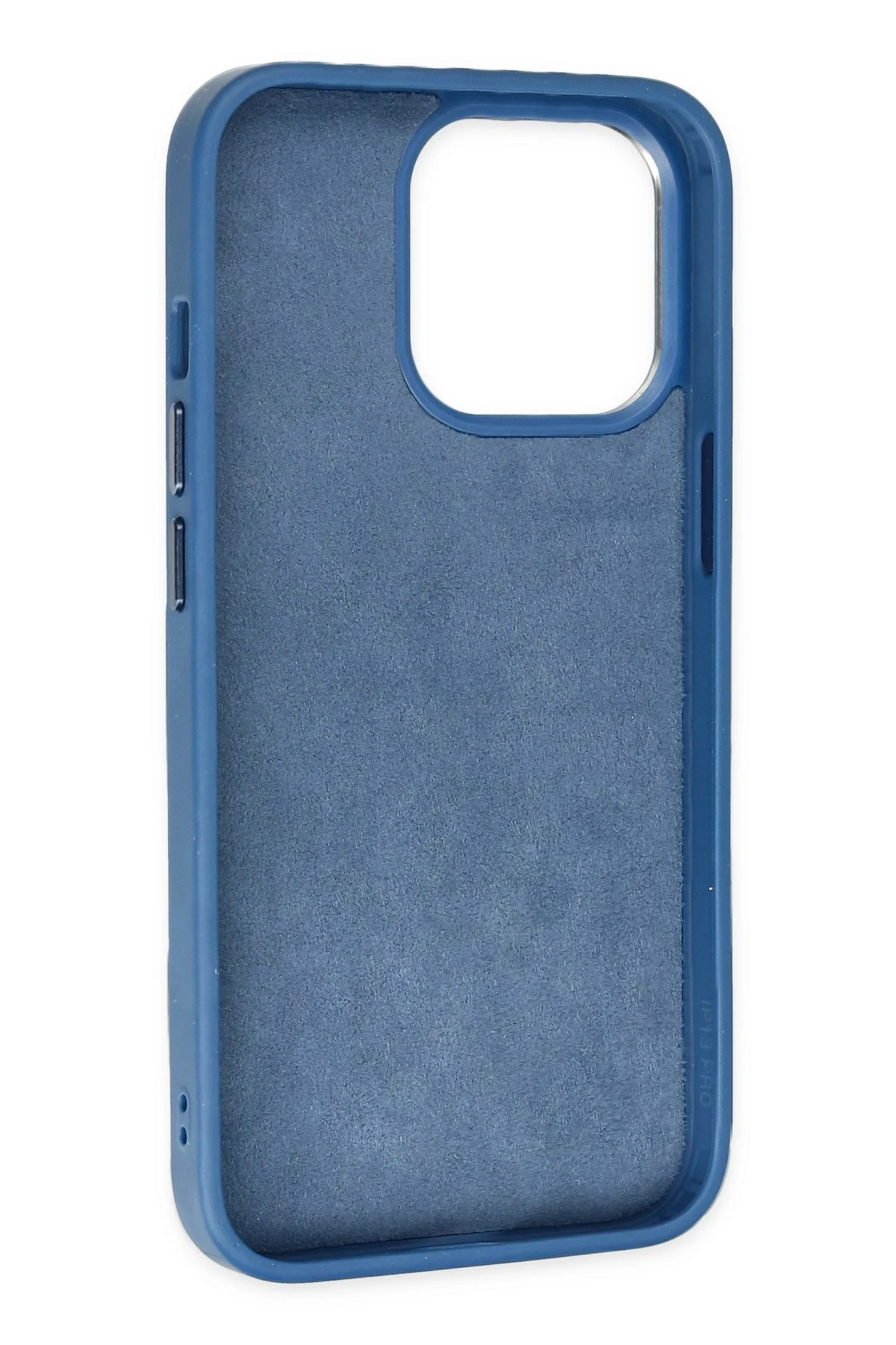 Newface iPhone 14 Pro Max Kılıf King Kapak - Açık Mavi-Lacivert