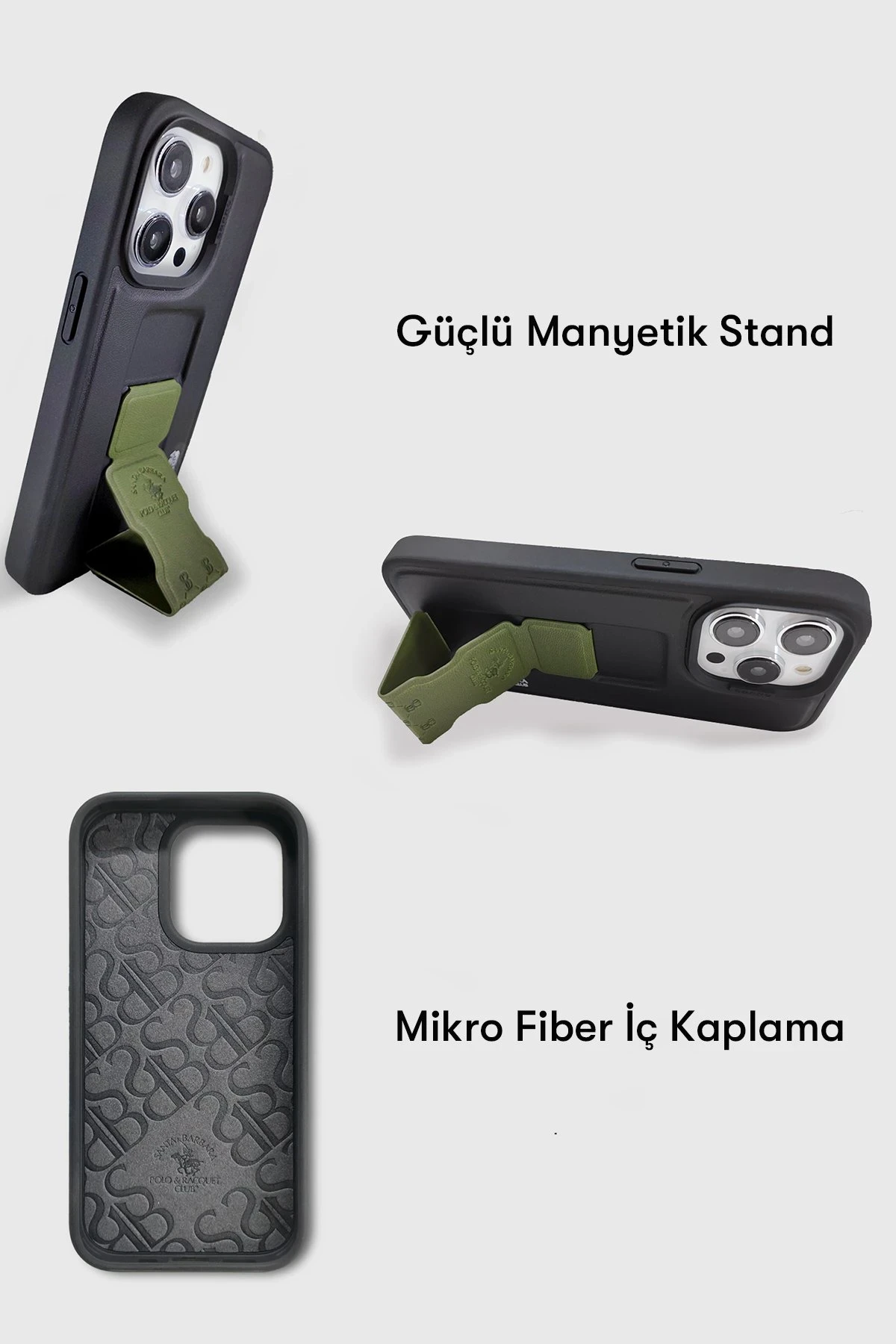 Santa Barbara Polo Racquet Club iPhone 13 Pro Parker Stand Kapak