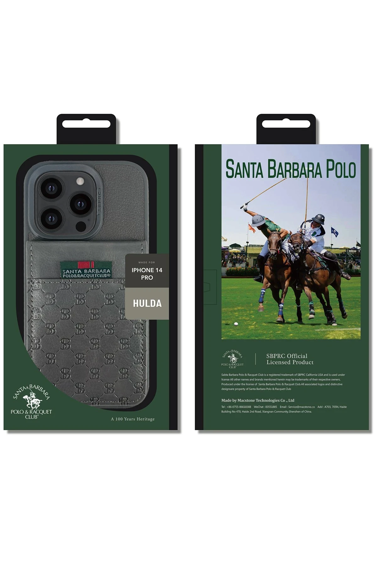 Santa Barbara Polo Racquet Club iPhone 13 Pro Hulda Kartvizitli Kapak