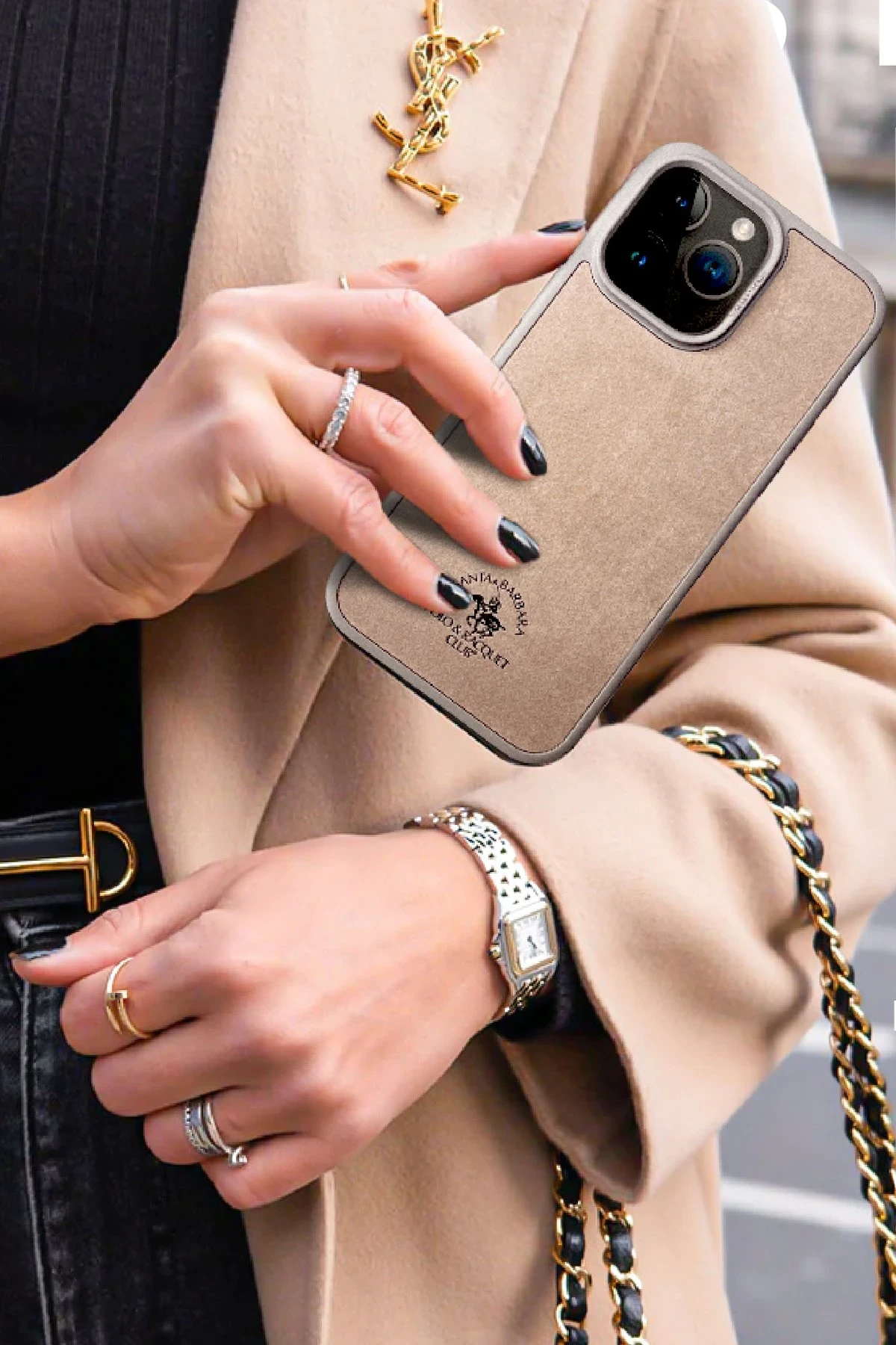 Santa Barbara Polo Racquet Club iPhone 15 Pro Max Myron Magsafe Kapak