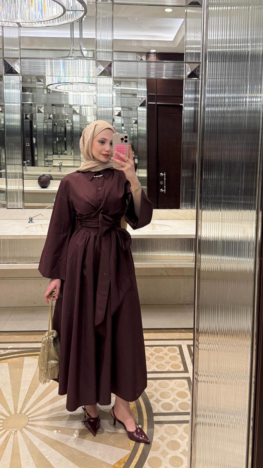 VALONLU PREMİUM ETEK (BORDO)