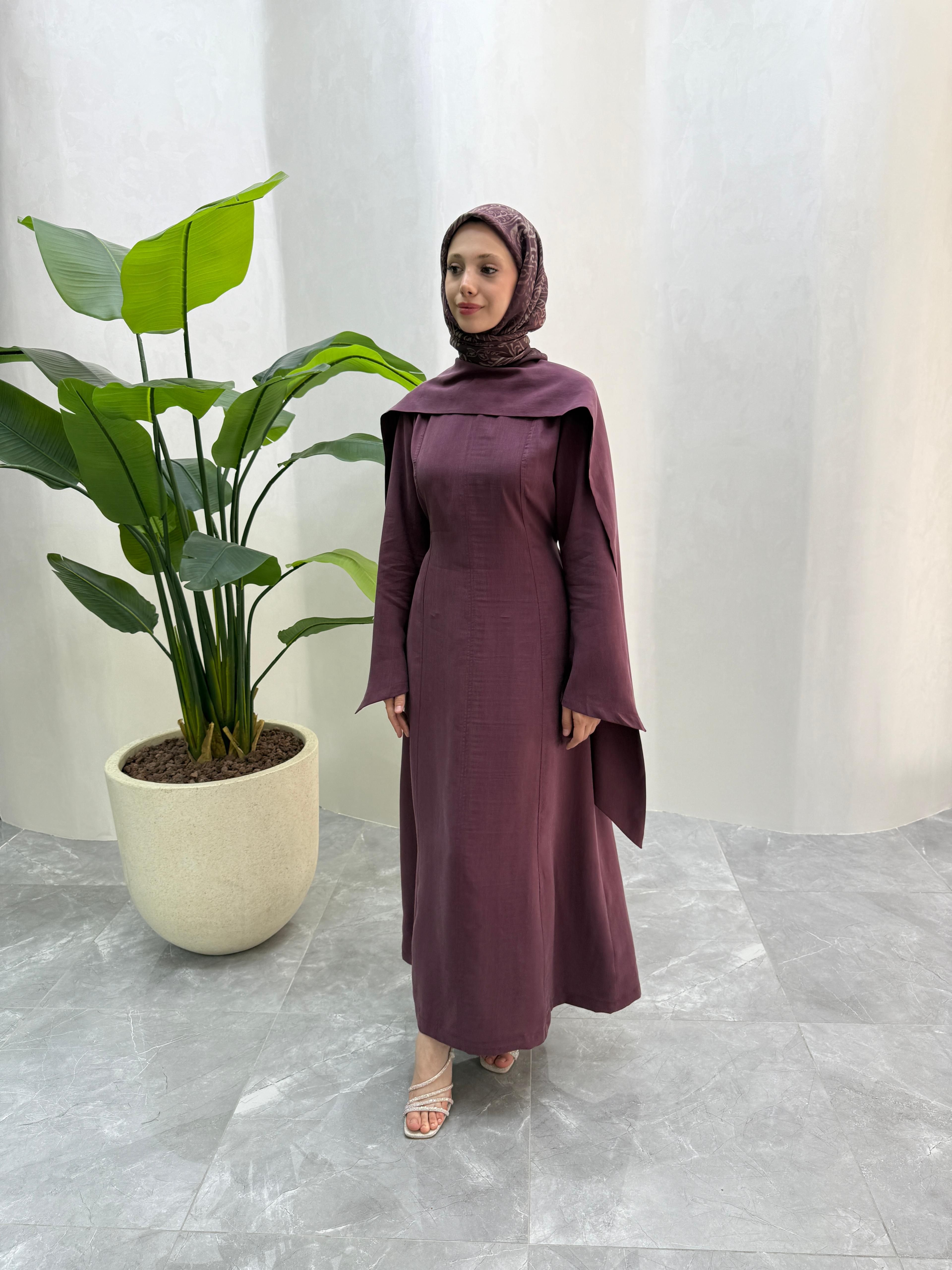 PARİS ELBİSE (BORDO)