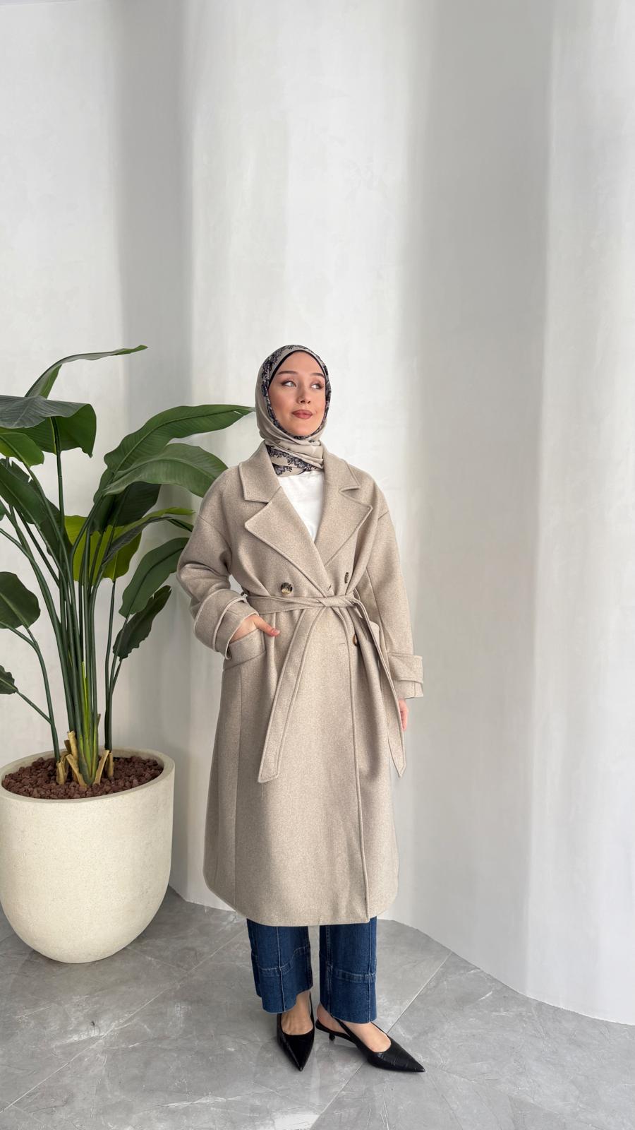 PREMİUM KAŞE KABAN (TAŞ RENGİ)