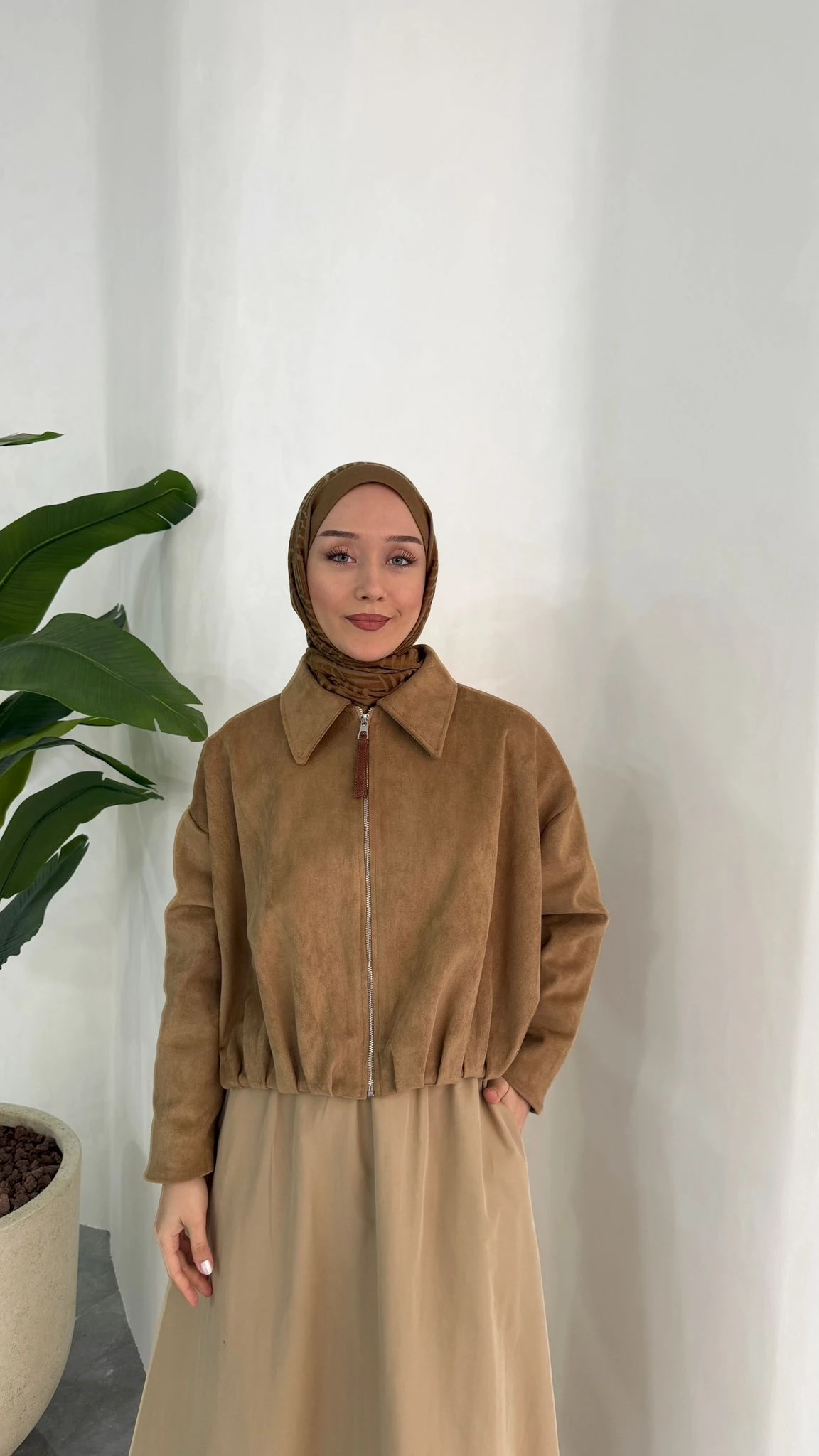 SÜET CEKET (VİZON)